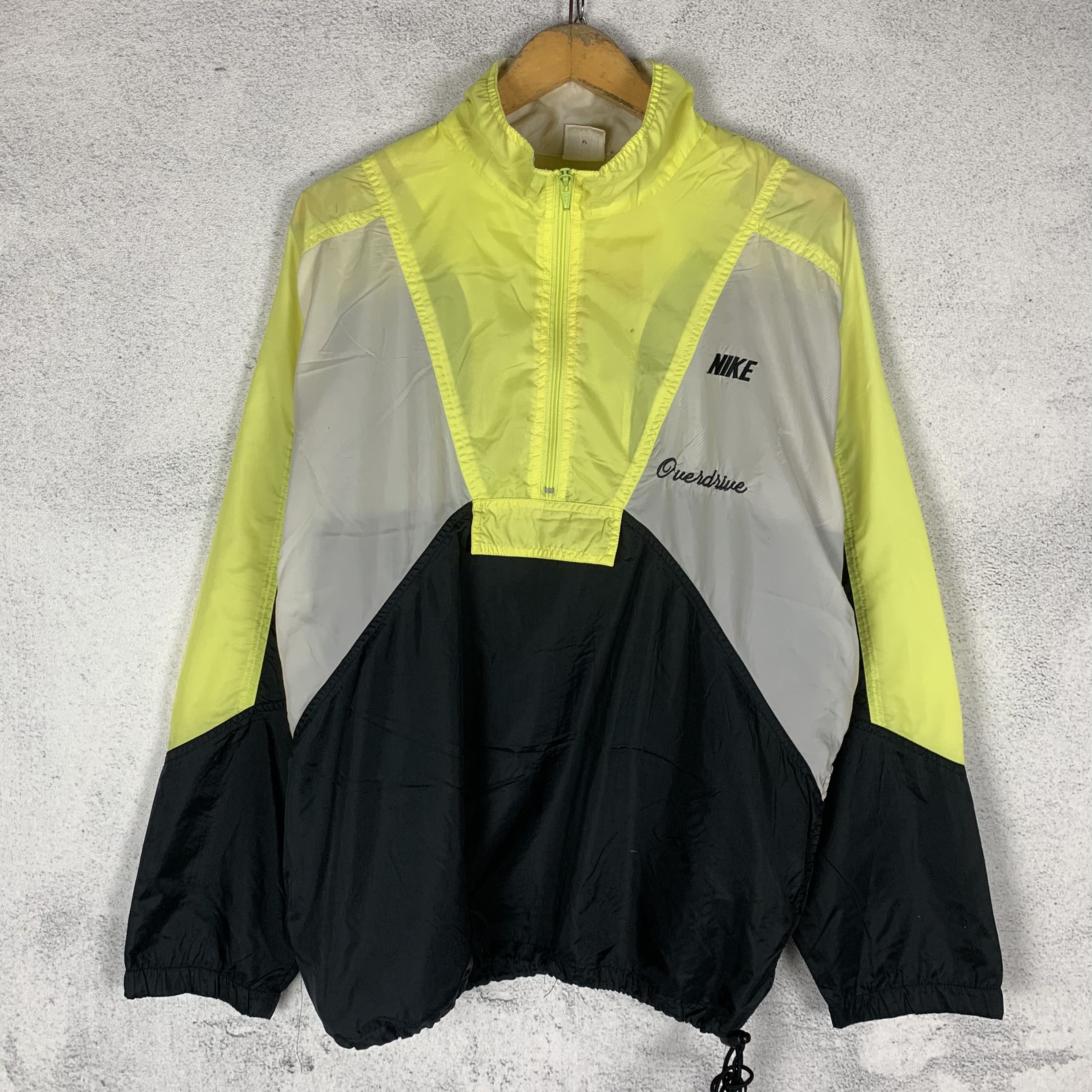 Nike Dr Romanelli NIKE Colorblock Leather Sport Jacket L XL | Grailed