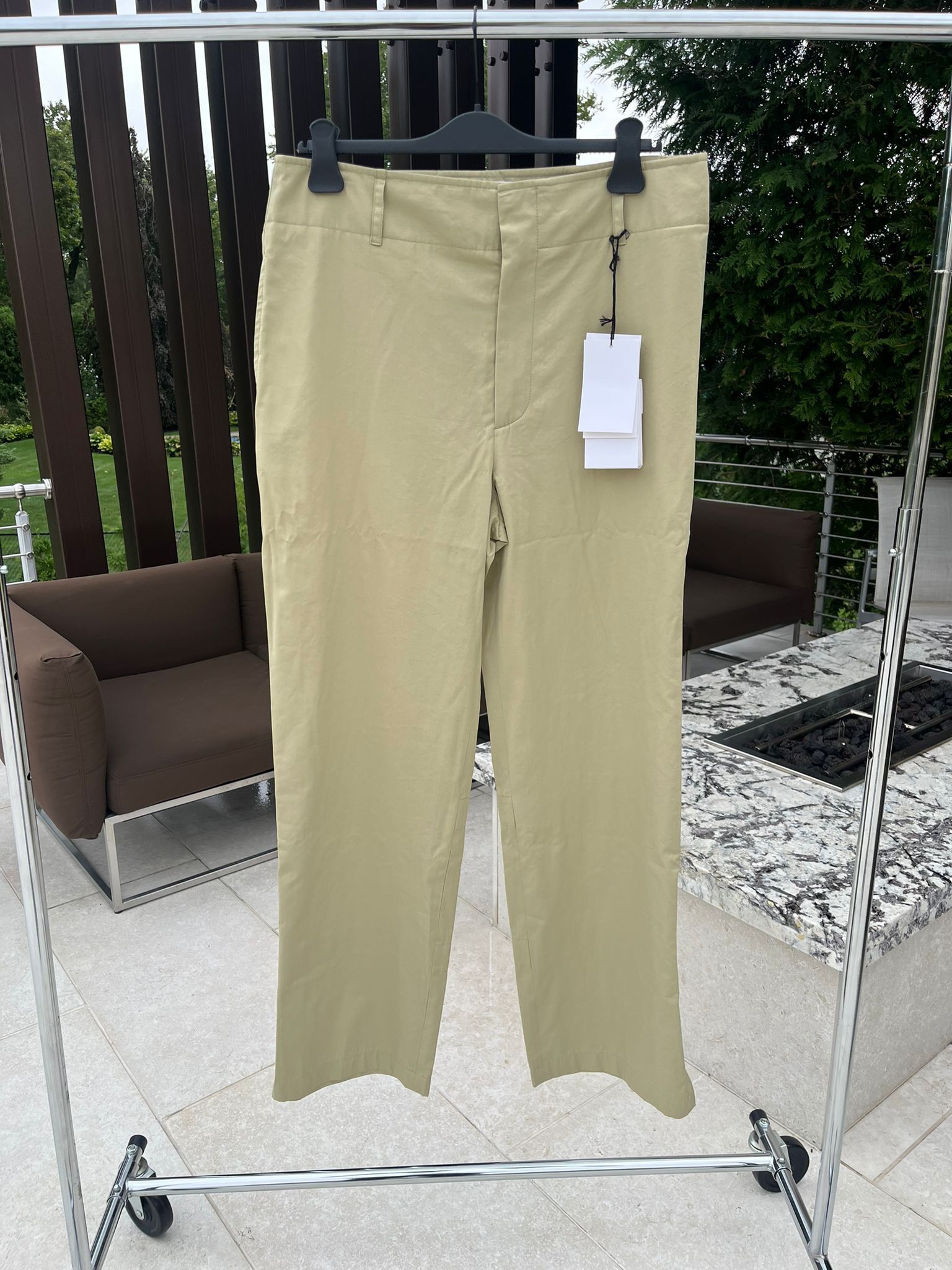 Adjustable Casual Pants in Beige