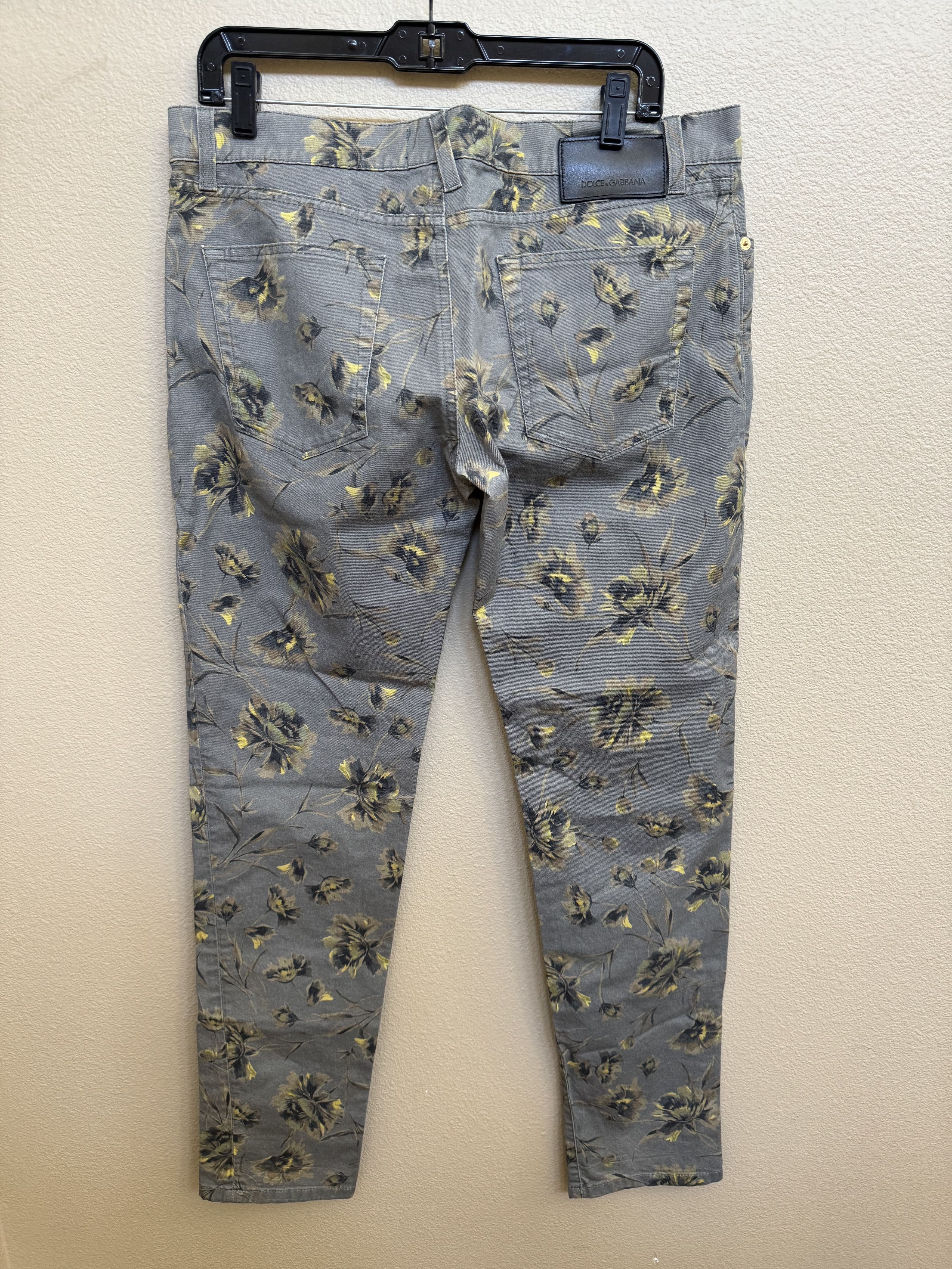 Dolce & Gabbana Dolce & Gabbana Multi-floral Print Jeans Pants Size 50 Size US 34 / EU 50 - 4 Thumbnail