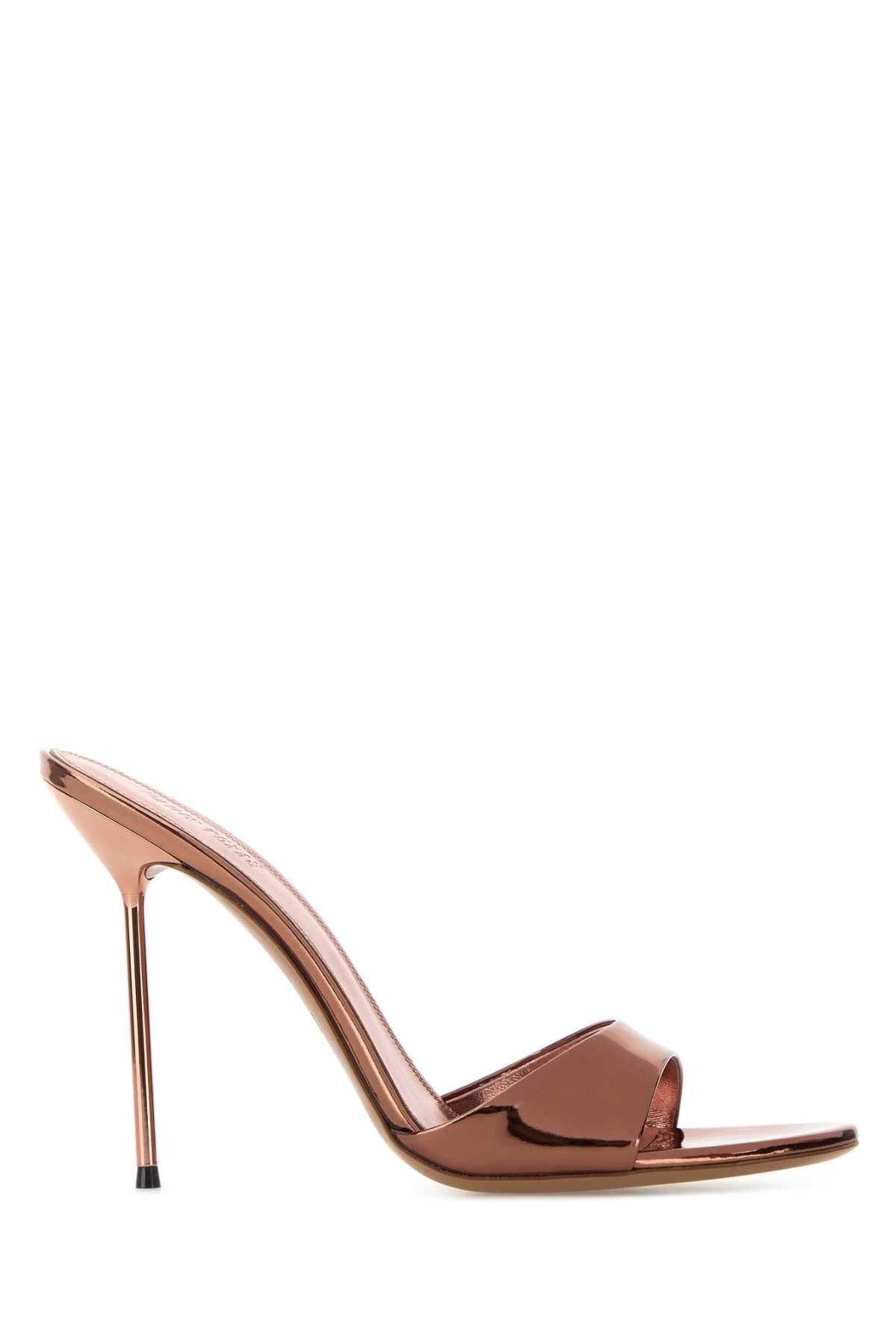 Paris Texas Bronze Leather Lidia Mules Size US 7 / IT 37 - 1 Thumbnail