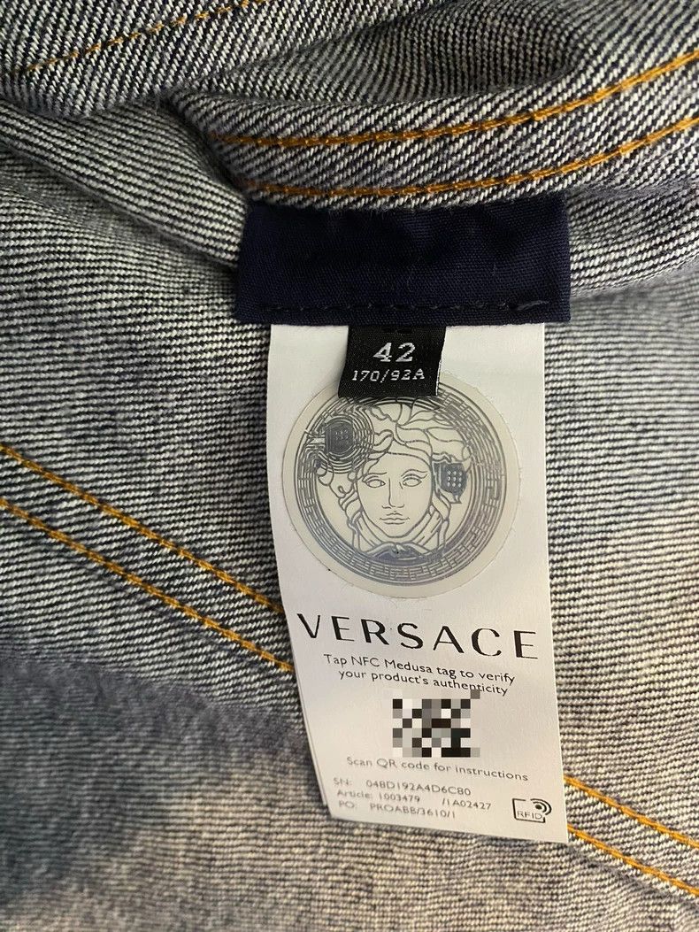 Versace Versace Medusa denim jacket Size US XS / EU 42 / 0 - 8 Thumbnail