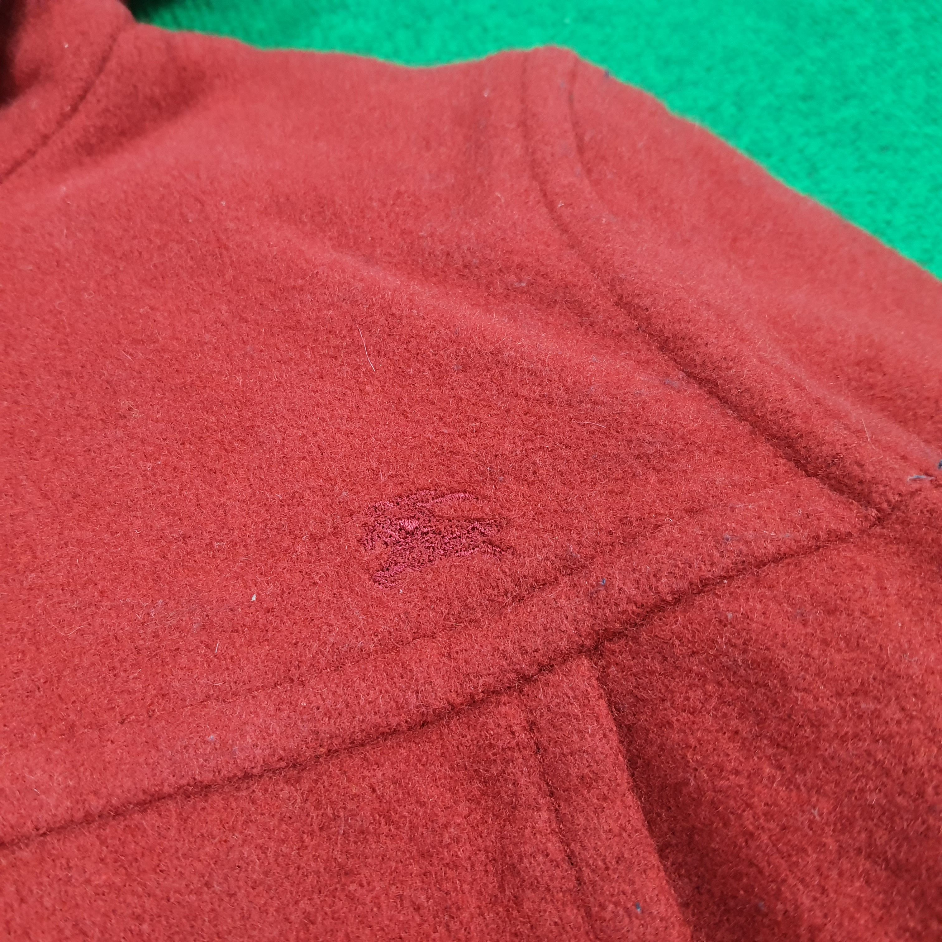 Burberry Burberry London Blue Label Red Wool Hoodie Jacket C298N12 Size XS / US 0-2 / IT 36-38 - 3 Thumbnail