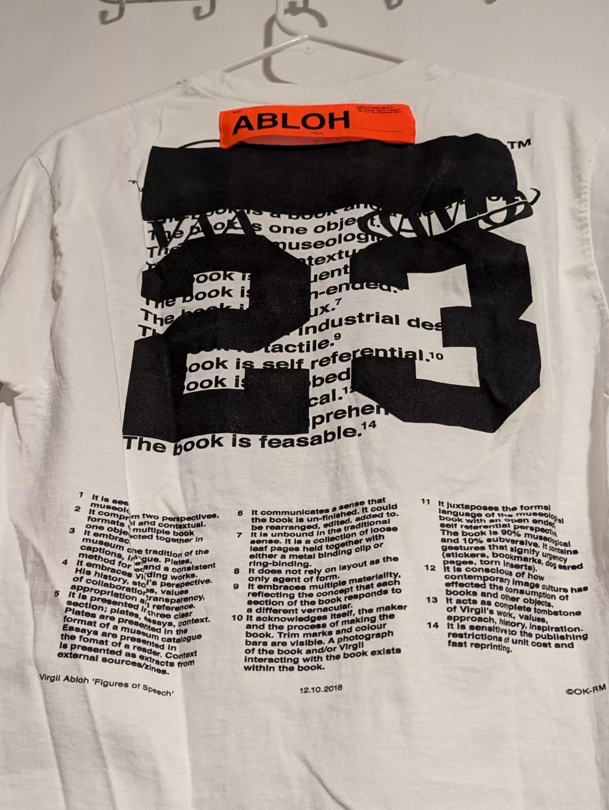 Virgil Abloh Virgil Abloh x MCA Figures of Speech Pyrex Team Tee (Bar) Size US M / EU 48-50 / 2 - 4 Thumbnail