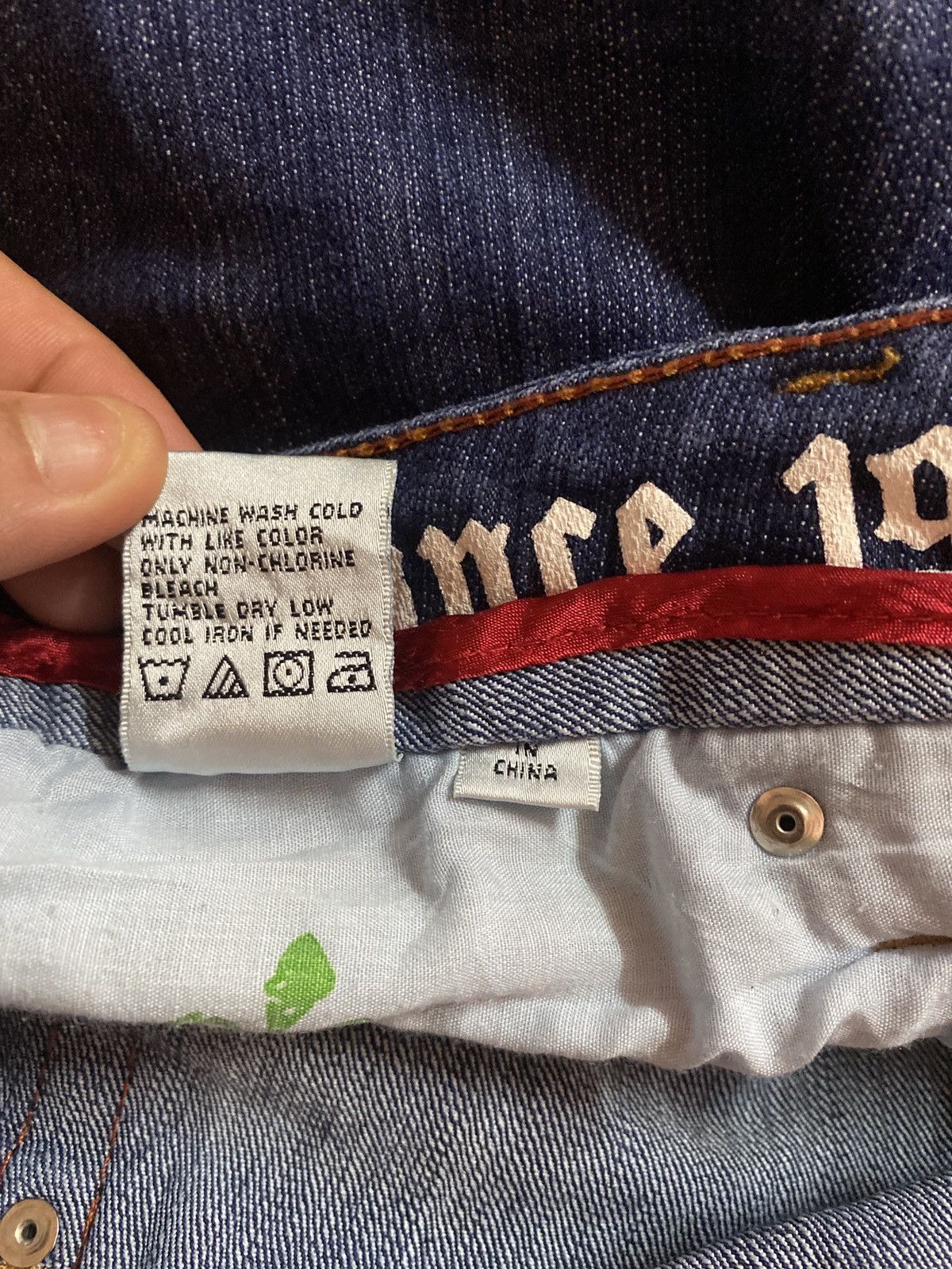 Coogi Vintage Coogi Blue Multicolour Denim Jeans Size US 35 - 18 Thumbnail