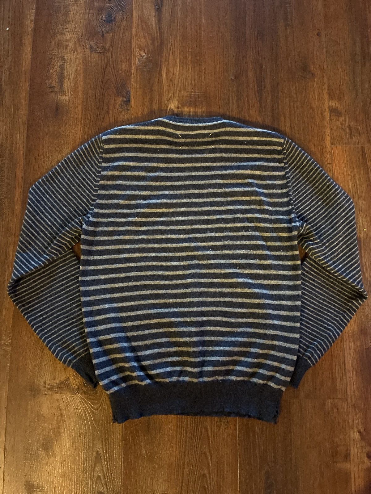 Maison Margiela 2002 Maison Margiela Horizontal Striped Sweater Size US S / EU 44-46 / 1 - 3 Thumbnail