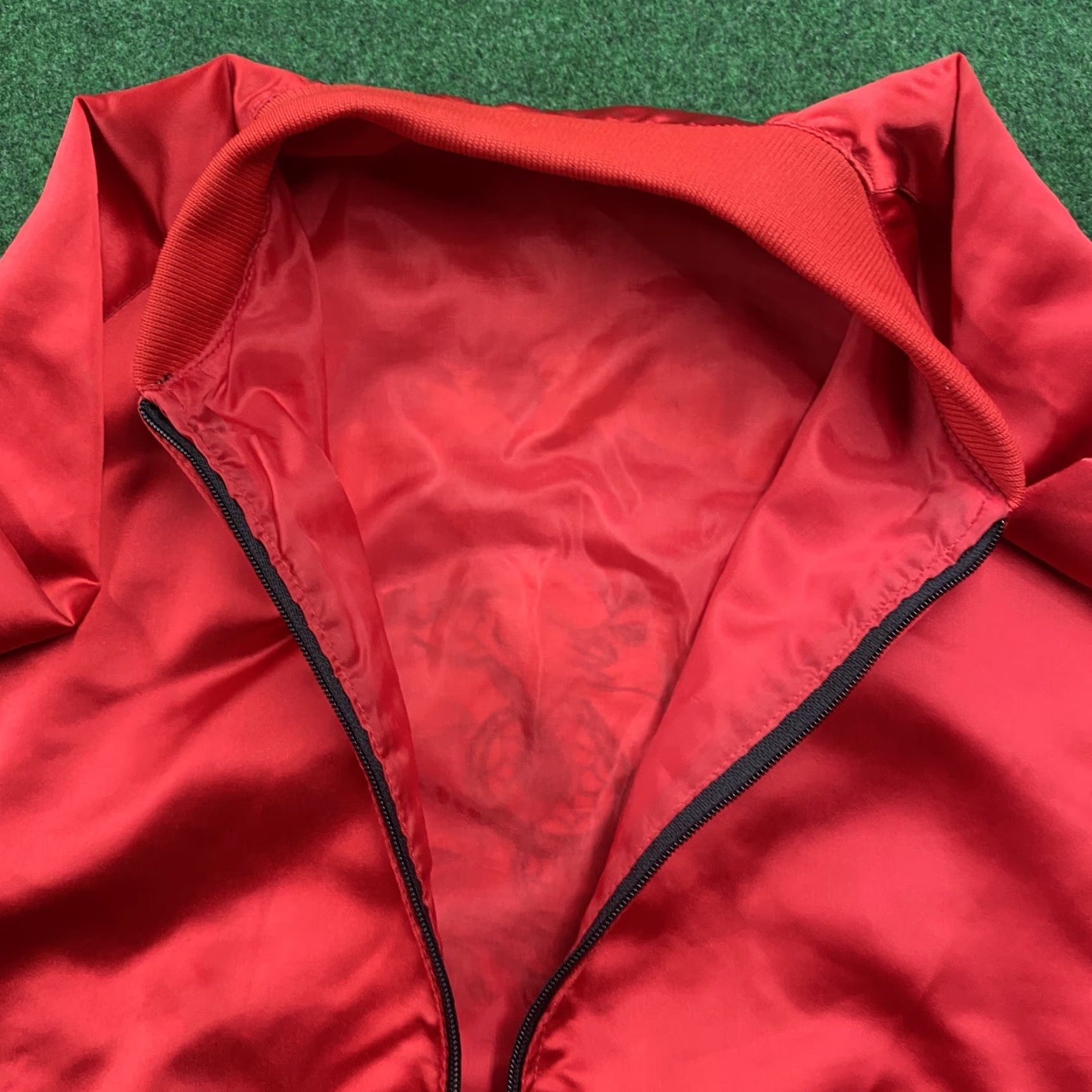 Vintage VINTAGE Korea Jacket Mens S Red 80S Military Full Zip Souvenir Embroidered Coat Jacket Size US S / EU 44-46 / 1 - 6 Thumbnail