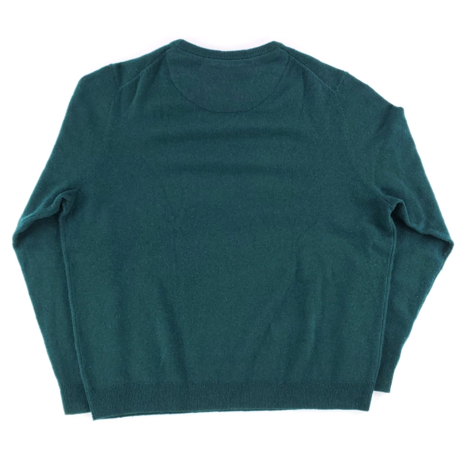 Nordstrom Nordstrom 100% Cashmere Green Crew Neck Sweater Mens XXL Pullover Crew Neck Green Cashmere Sweater Mens 2XL Size US XXL / EU 58 / 5 - 4 Thumbnail