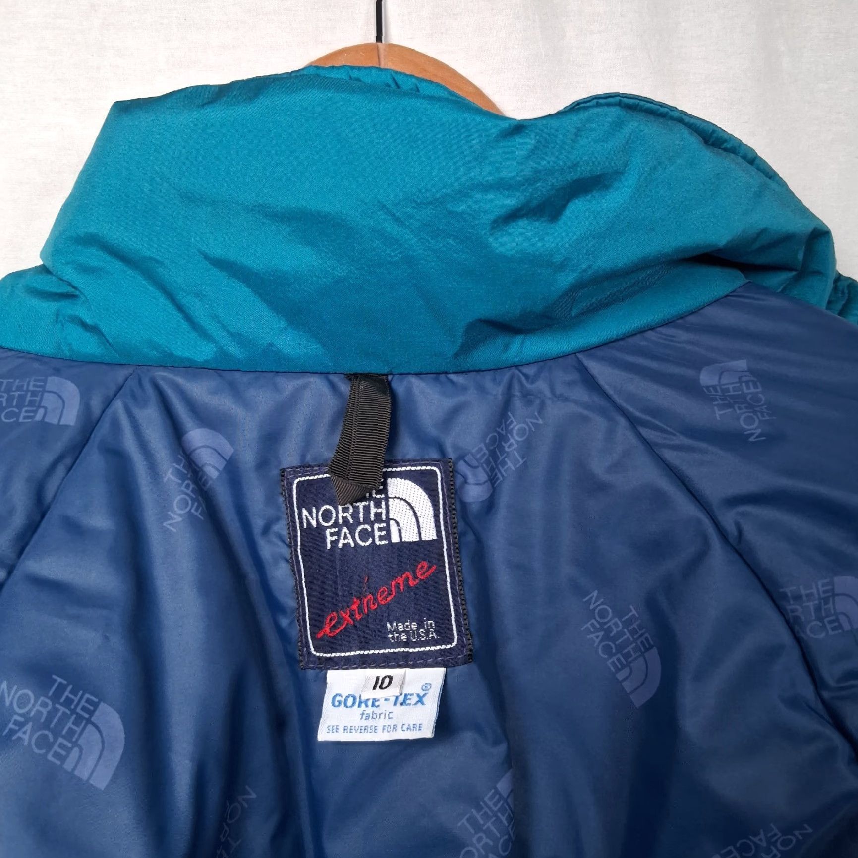The North Face VINTAGE The North Face Extreme Jacket Women 10 Teal Gore Tex Winter Ski Coat Size L / US 10 / IT 46 - 4 Thumbnail