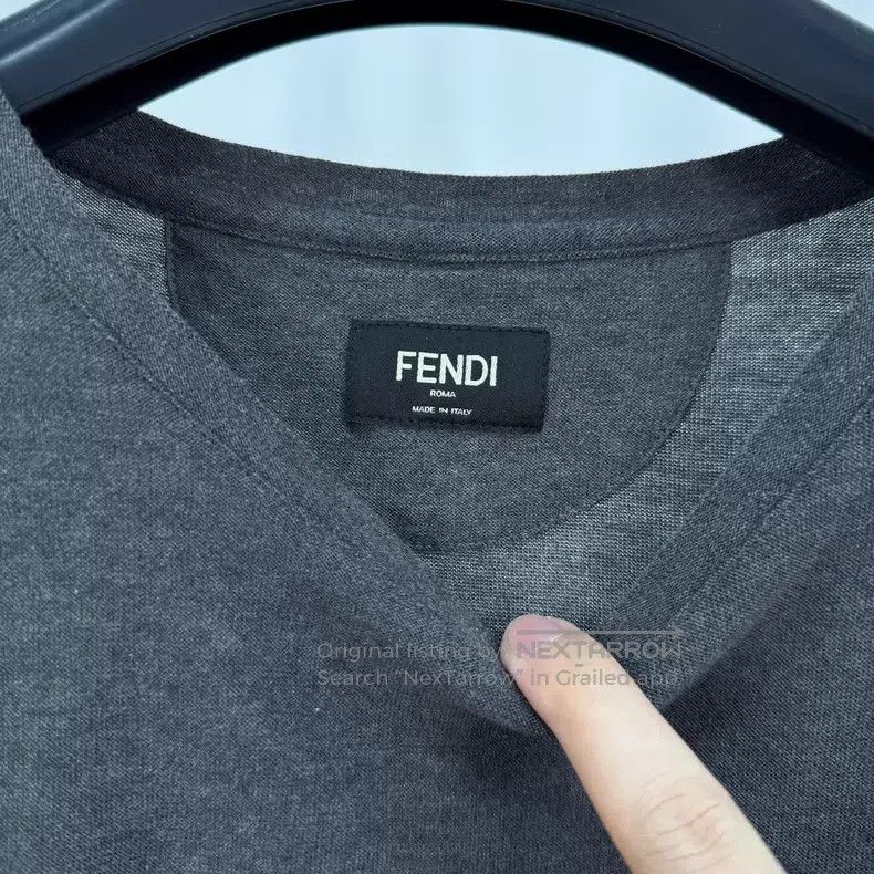 Fendi Fendi Embroidered Abstract Face Short Sleeve Size US M / EU 48-50 / 2 - 5 Thumbnail