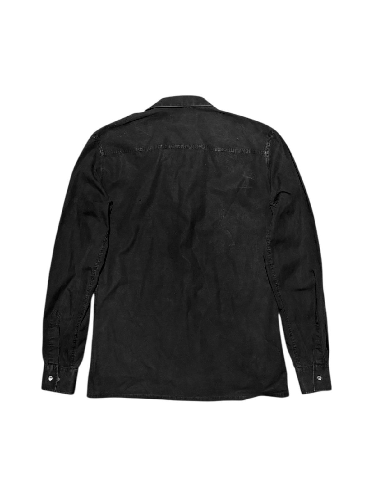 Raf Simons RARE 2000-2001 Autumn Winter Raf Simons Black Dress Shirt Size US M / EU 48-50 / 2 - 5 Thumbnail