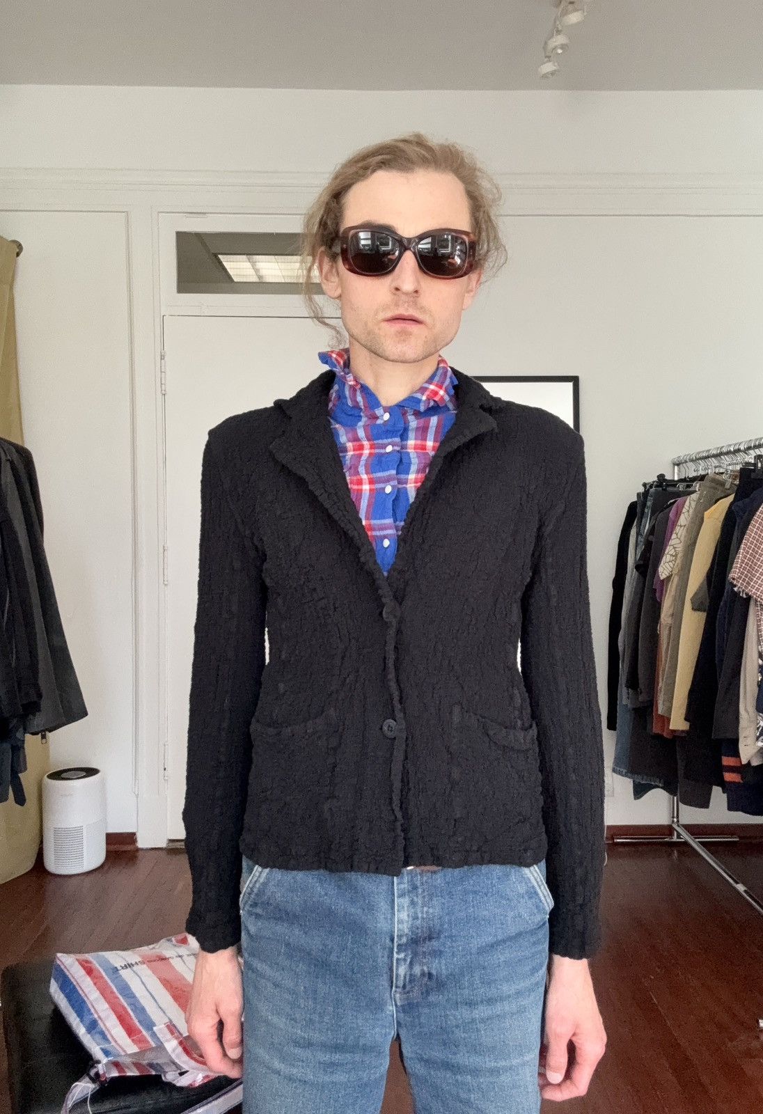 Issey Miyake ME Issey Miyake Cauliflower Lightweight Jacket Size US S / EU 44-46 / 1 - 1 Thumbnail