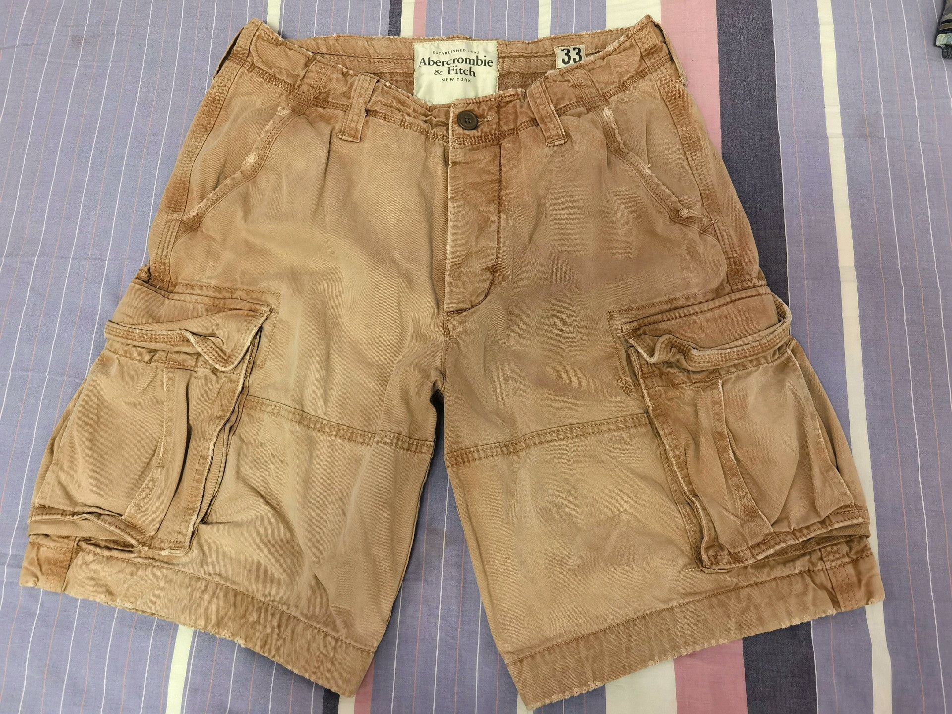 Abercrombie & Fitch AF 07 Cargo Work Shorts Size US 33 - 1 Thumbnail