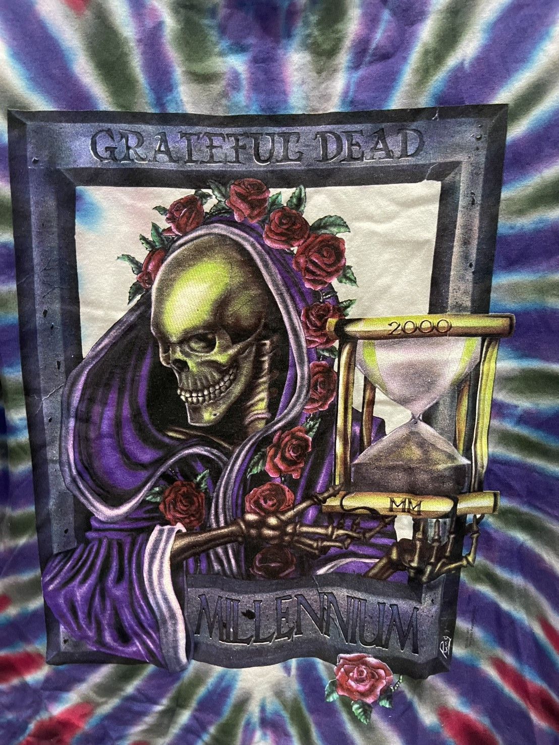 Grateful Dead 1997 Original Vintage Grateful Dead Millennium 2000 T-Shirt Size US XL / EU 56 / 4 - 2 Thumbnail