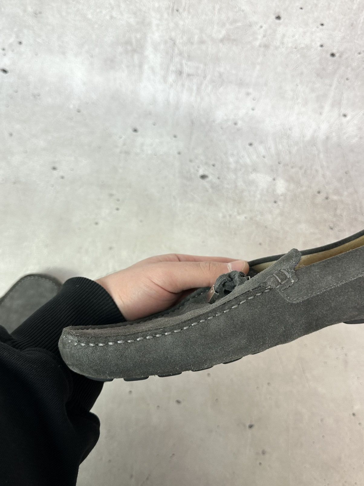 Balmain Balmain Paris Suede Grey Men’s Moccasin Shoes Size US 11 / EU 44 - 18 Thumbnail