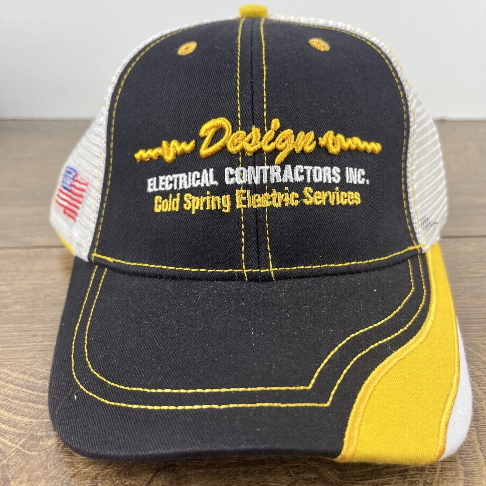 Other Design Electrical Contractors Hat Black Cap Hat Adjustable H Size ONE SIZE - 5 Thumbnail