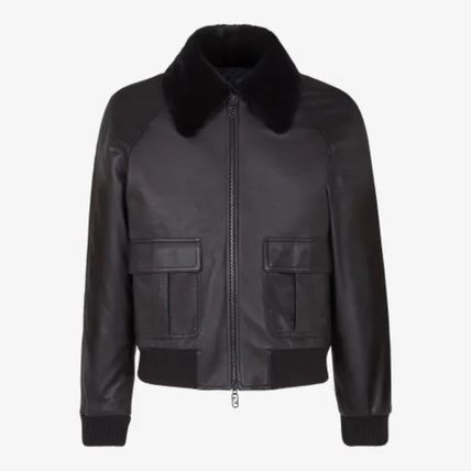 image of Fendi O1W1Db10324 Jackets In Black, Men's (Size Medium)