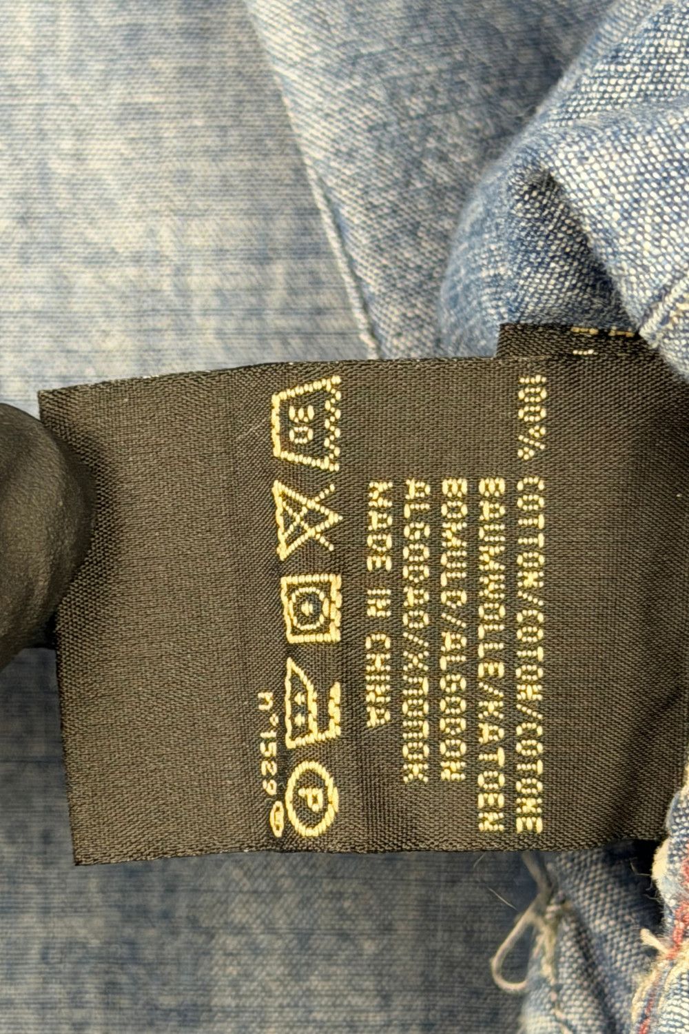 RRL Ralph Lauren RRL Double RL Chambray Work Shirt Indigo Fade Ralph Lauren Size US XS / EU 42 / 0 - 18 Thumbnail