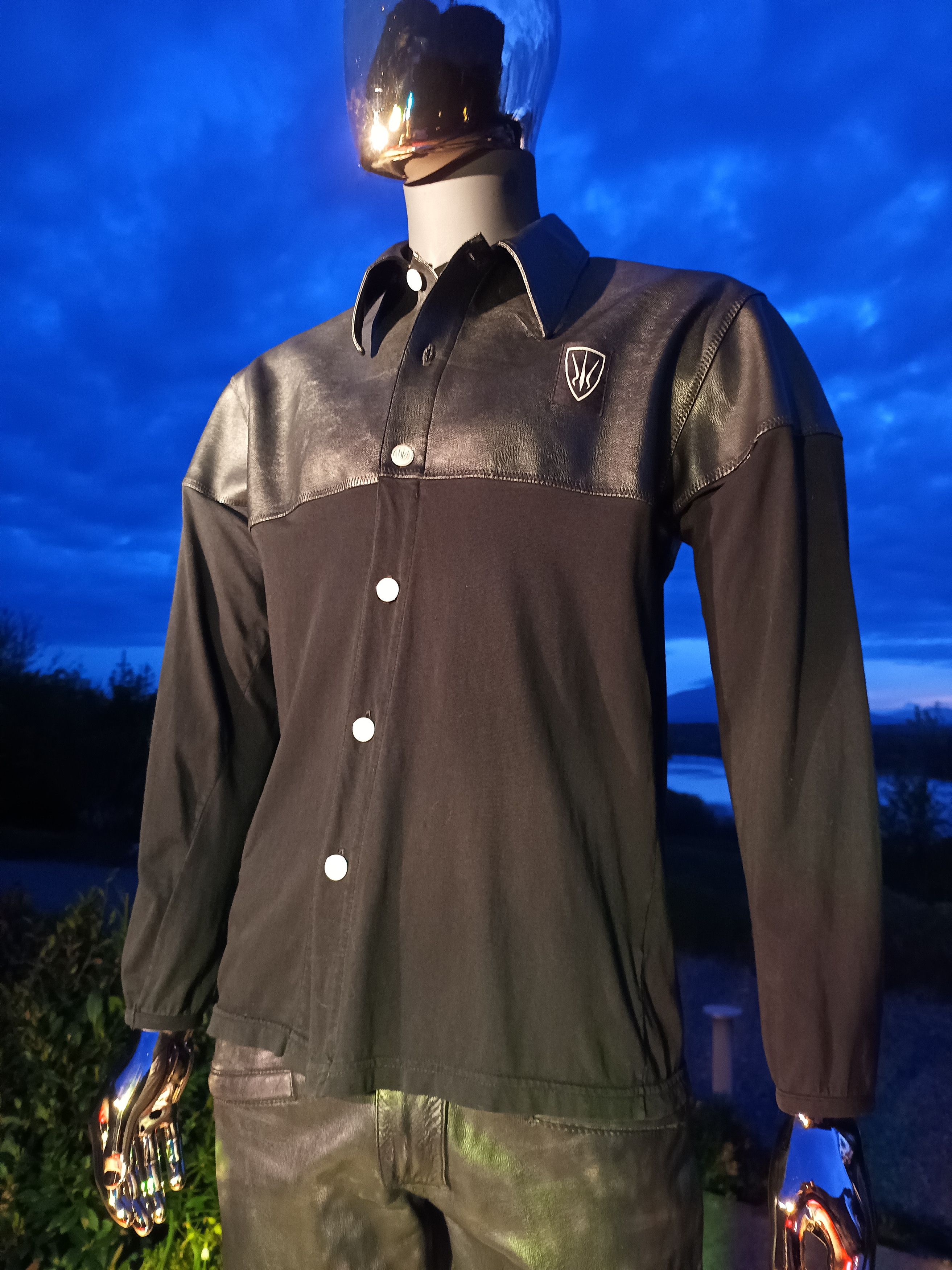 Other Nick Coleman '1992' Vintage Shield Clubwear Shirt Size US L / EU 52-54 / 3 - 2 Thumbnail