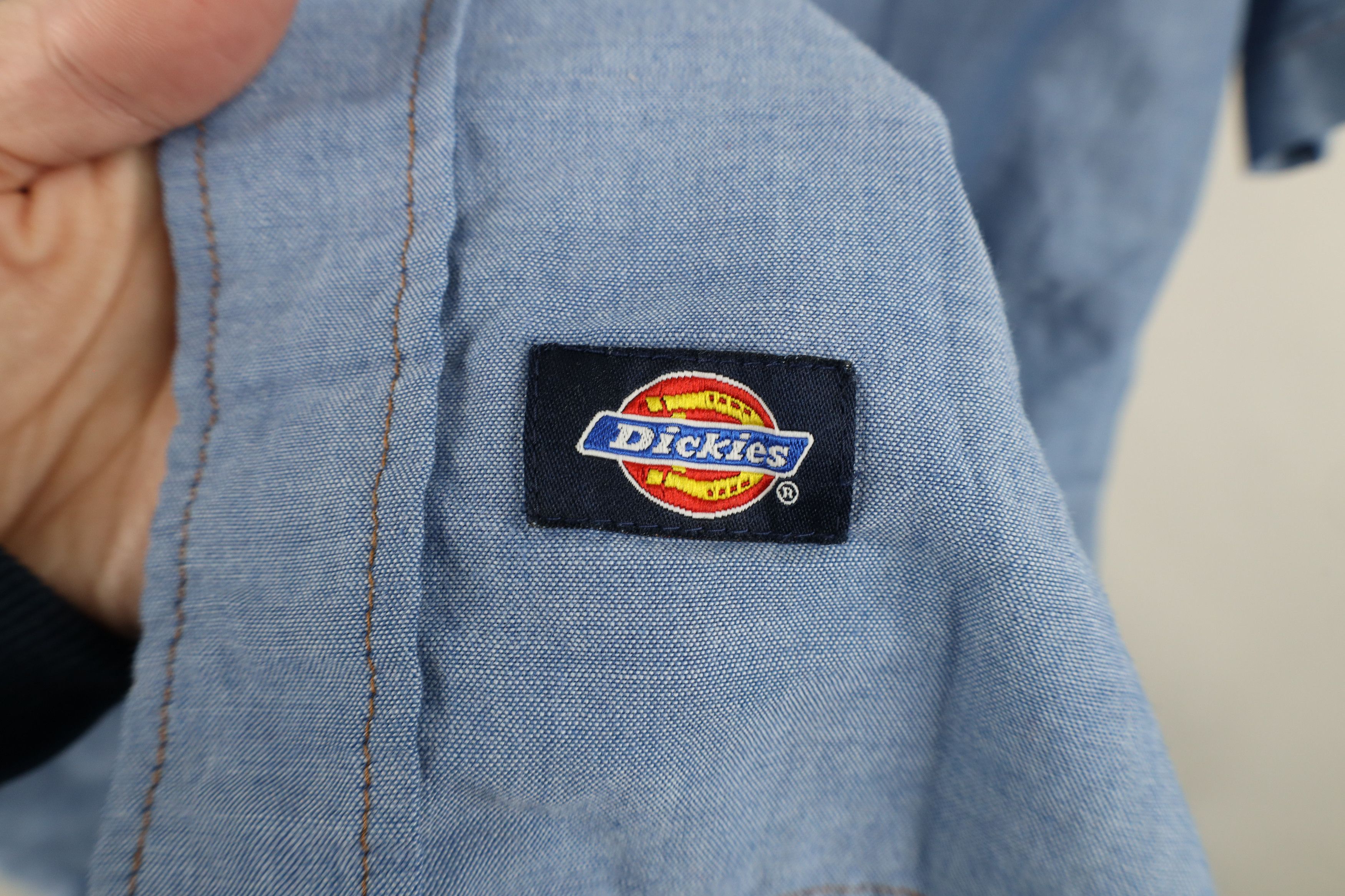 Dickies × Vintage Vintage 90s Dickies Workwear Short Sleeve Button Shirt Size US XXL / EU 58 / 5 - 8 Thumbnail