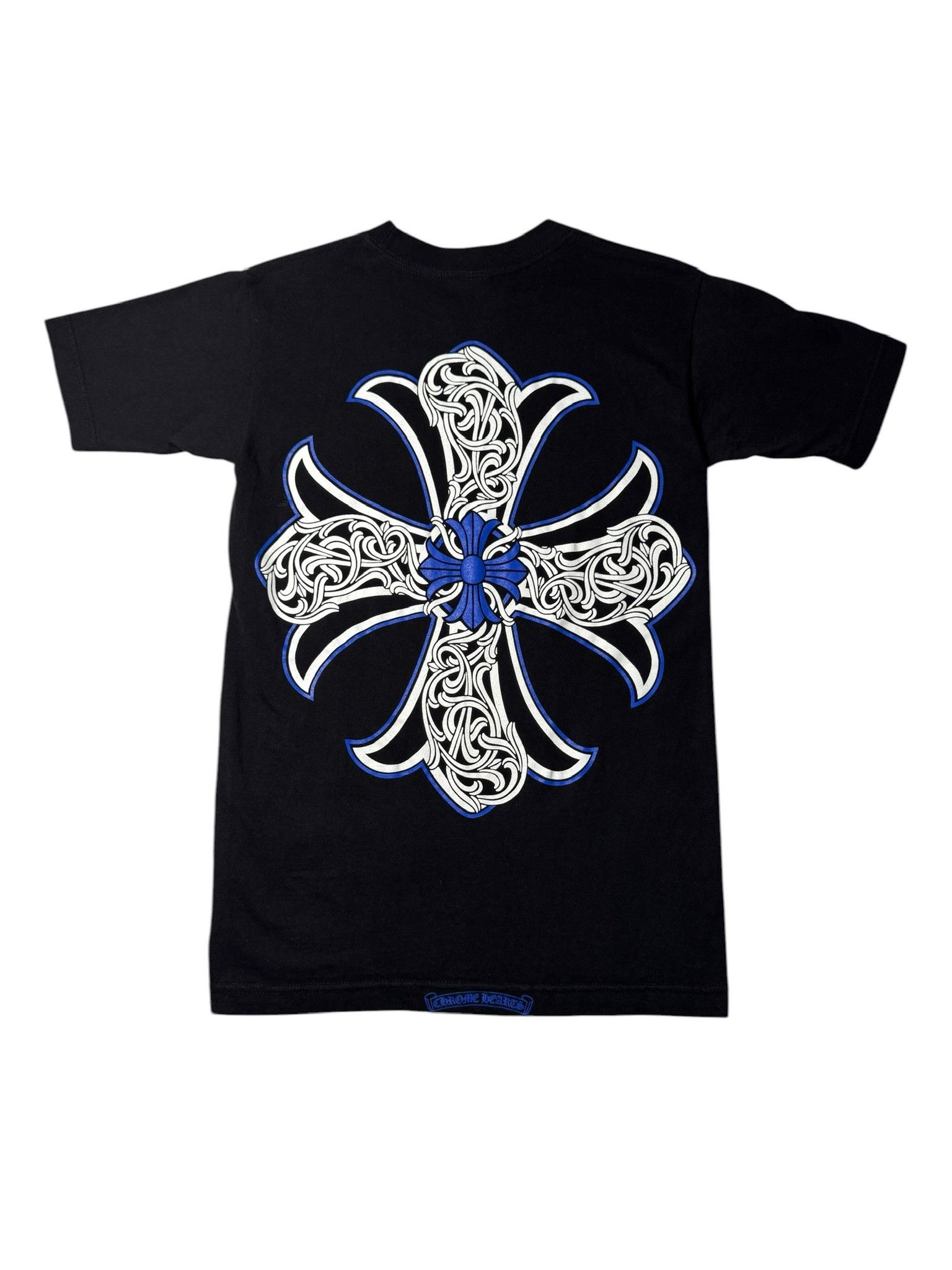 Chrome Hearts Chrome Hearts Vintage Blue Cross Pocket Tee Size US S / EU 44-46 / 1 - 2 Thumbnail