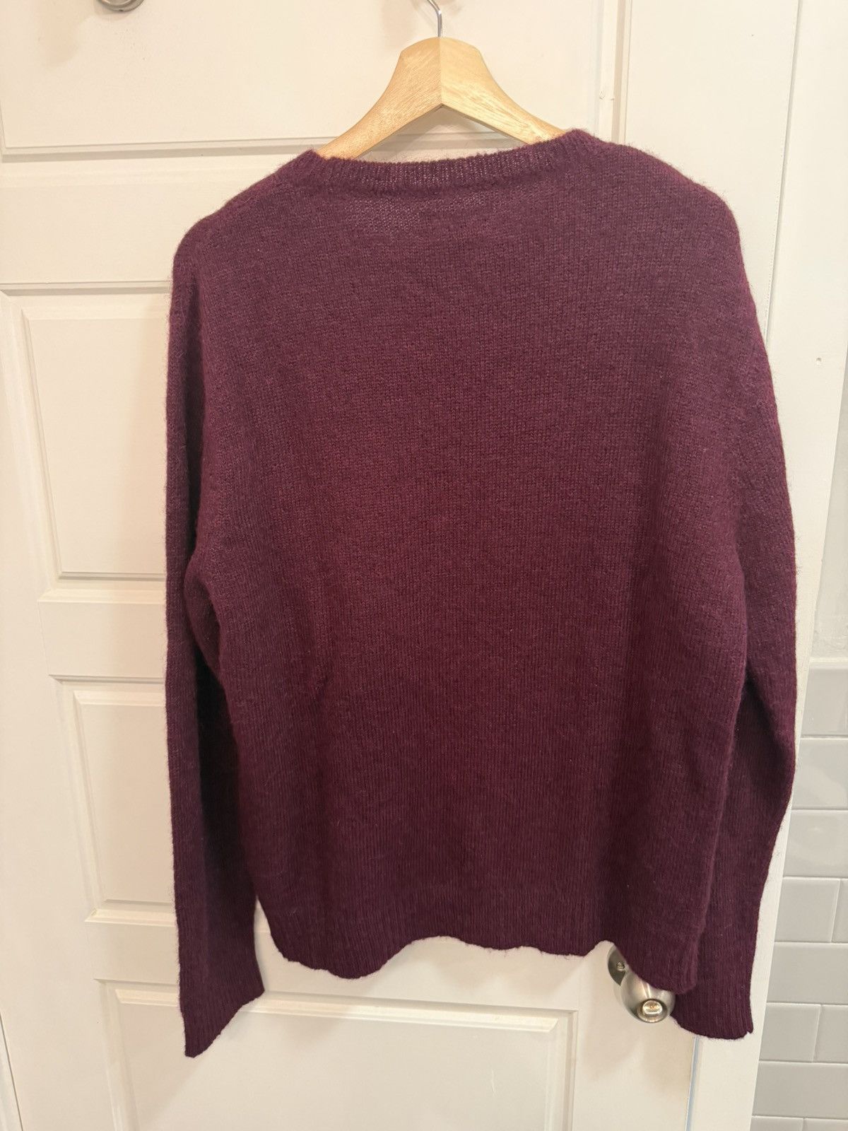 Barneys New York Barneys New York Maroon Alpaca Blend Sweater Size US M / EU 48-50 / 2 - 3 Thumbnail