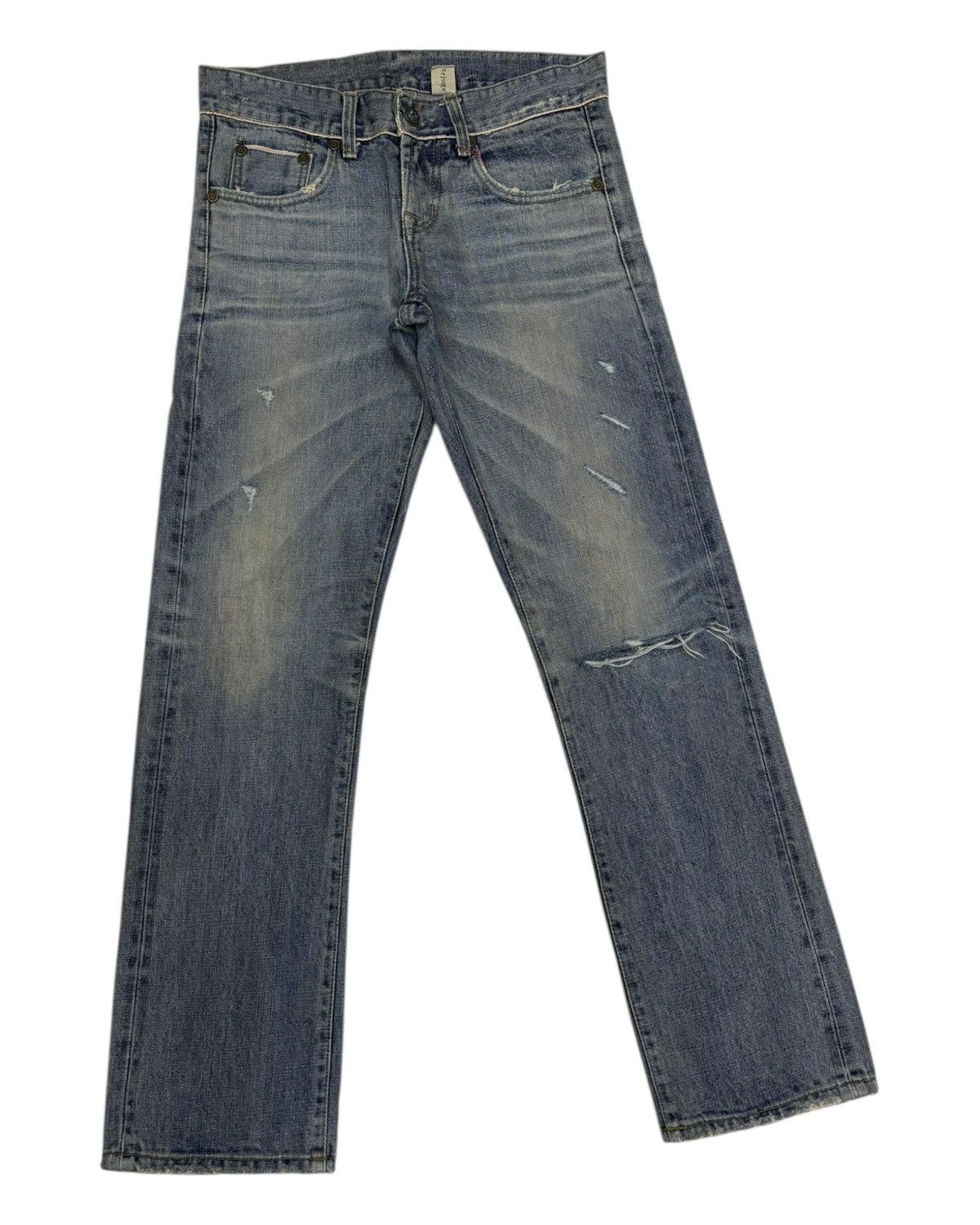 Kapital Vintage L’selvage Distressed Denim Jeans Size US 30 / EU 46 - 3 Thumbnail