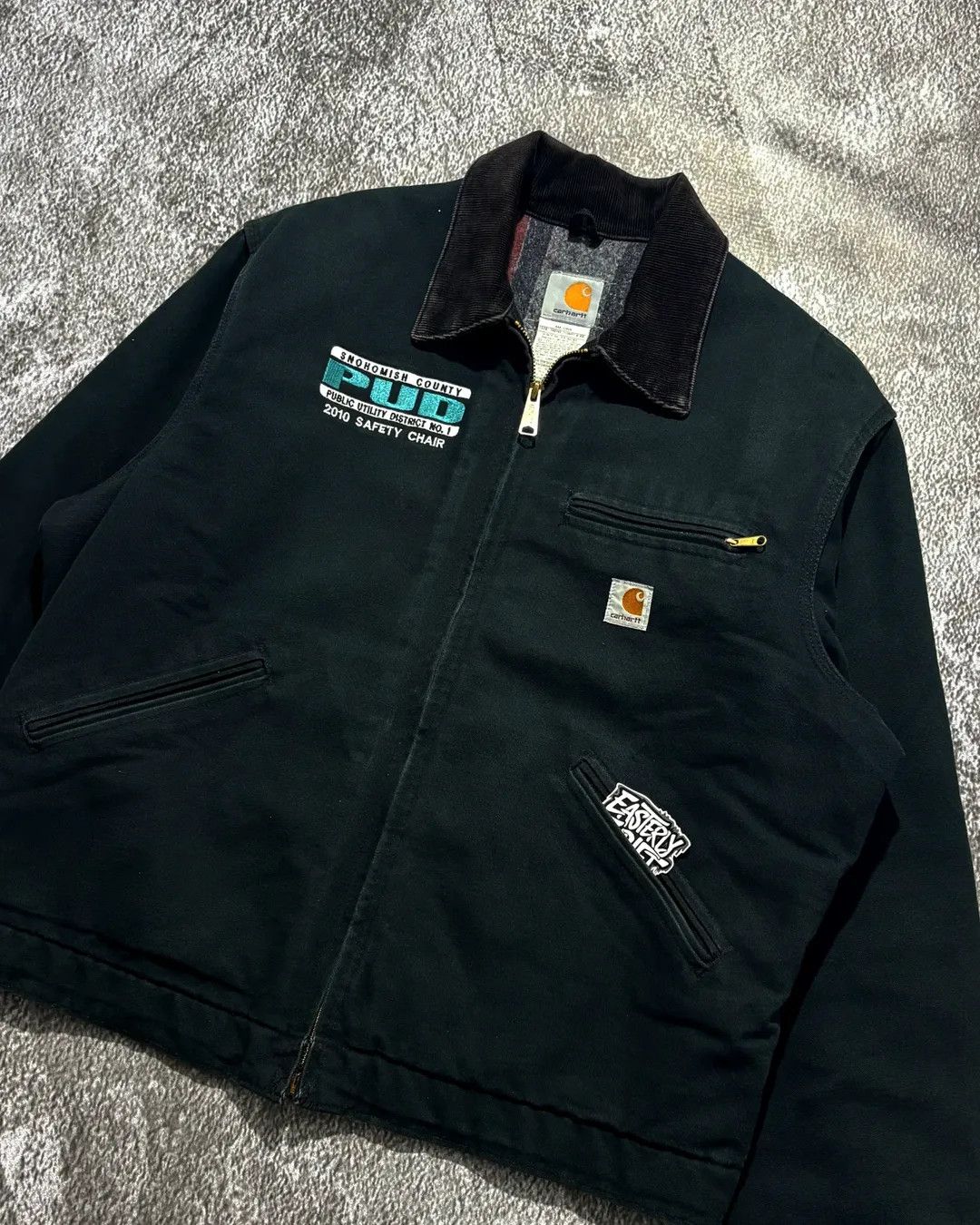 Carhartt Vintage Carhartt Detroit Jacket J01 BLK Size US L / EU 52-54 / 3 - 8 Thumbnail