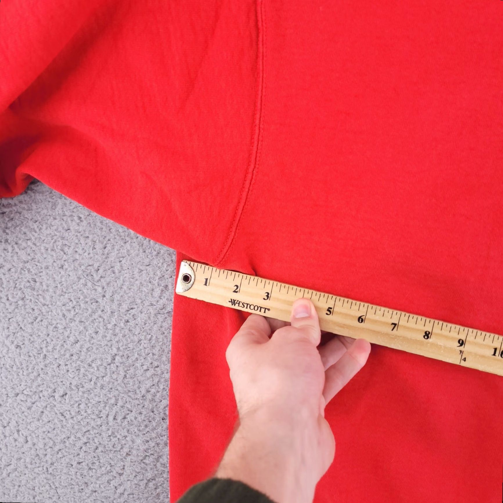 Fruit Of The Loom VINTAGE Fruit of the Loom Sweatshirt Mens 2XL Red Crewneck Williamsburg Size US XXL / EU 58 / 5 - 5 Thumbnail