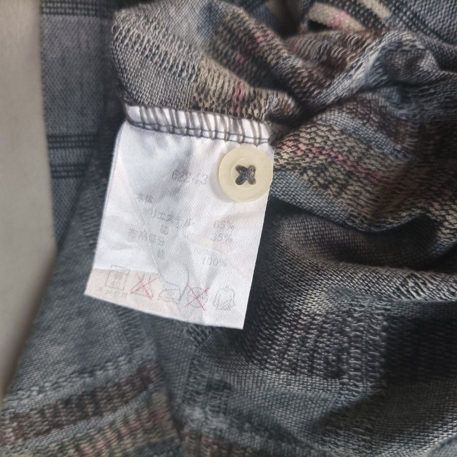 Kansai Yamamoto Kansai Yamamoto jacquard plaid polo shirt Size US M / EU 48-50 / 2 - 4 Thumbnail