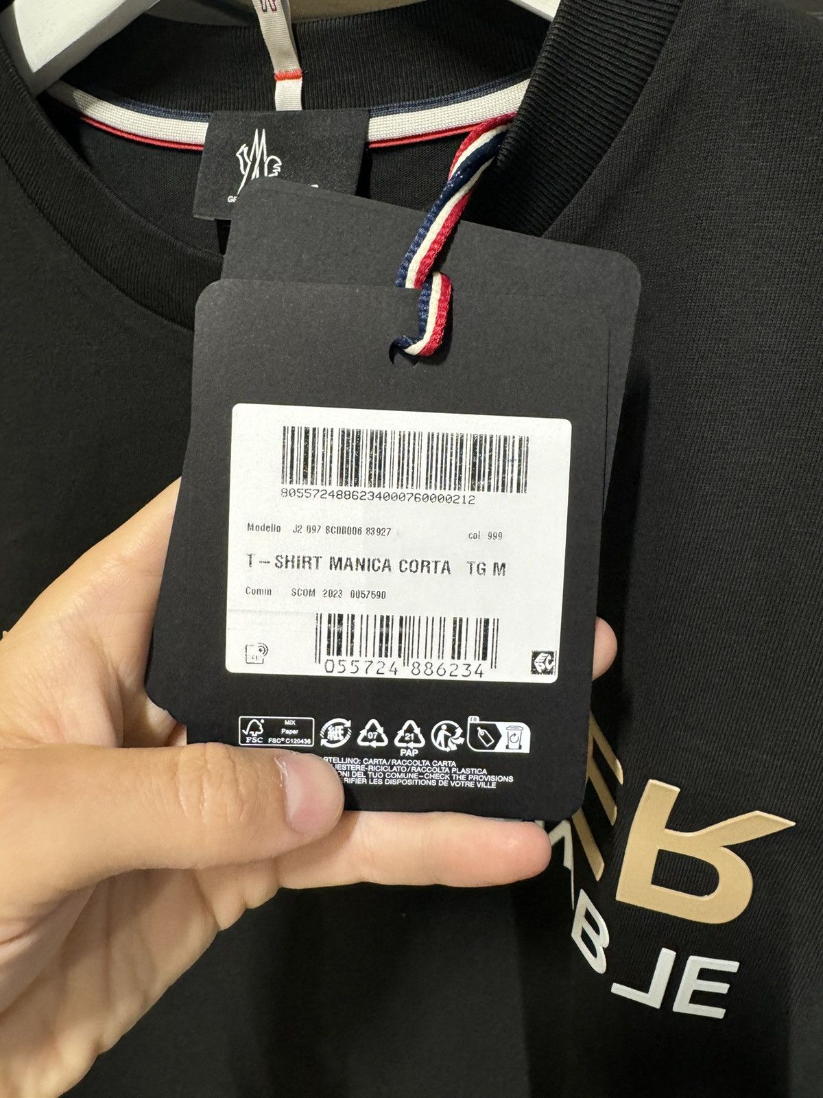 Moncler Moncler Grenoble Logo T-Shirt NEW 420$ Size US M / EU 48-50 / 2 - 6 Thumbnail