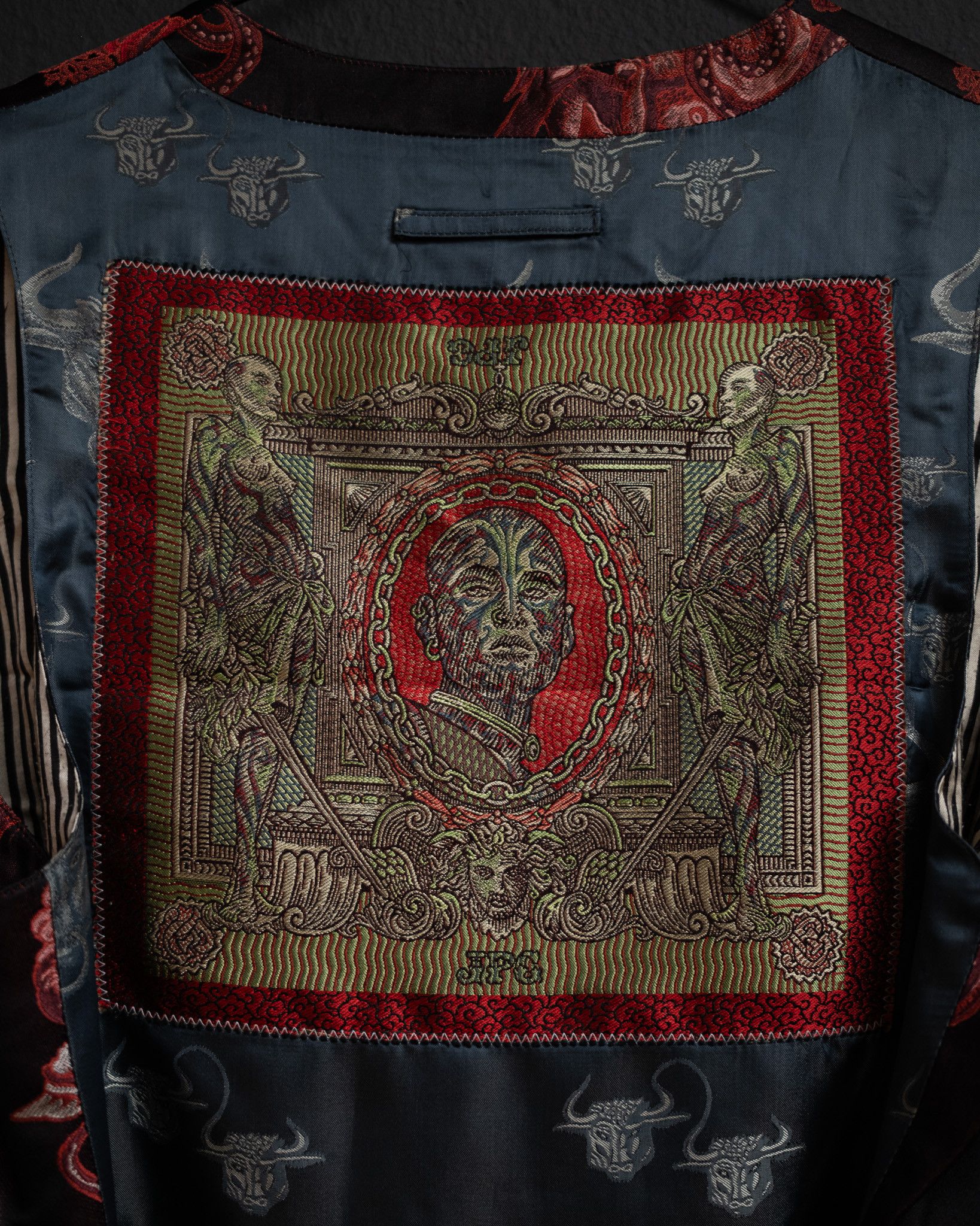 Jean Paul Gaultier JEAN PAUL GAULTIER Le Grand Voyage Taurus Vest, 1994 Size 38R - 9 Thumbnail