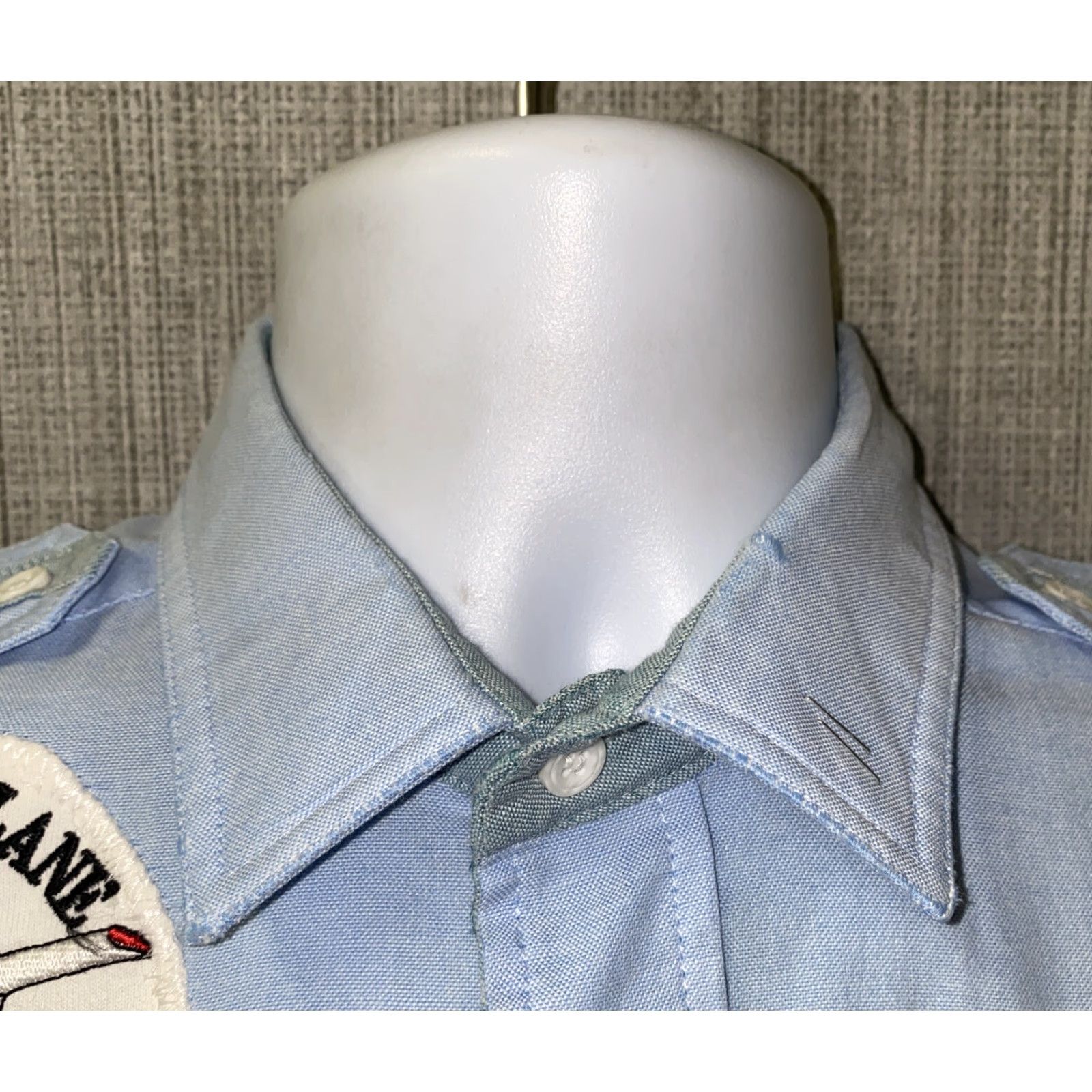 Vintage Hartog Marine Club Mens Light Blue Button-Up Shirt Size M Size US M / EU 48-50 / 2 - 3 Thumbnail