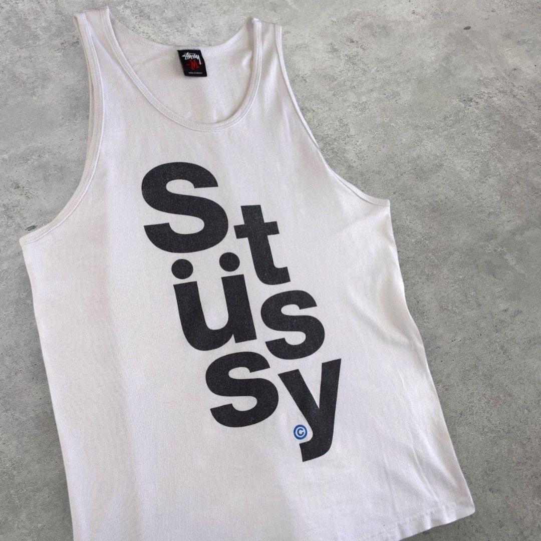 Stussy Stüssy letters print tank top Size US M / EU 48-50 / 2 - 2 Thumbnail
