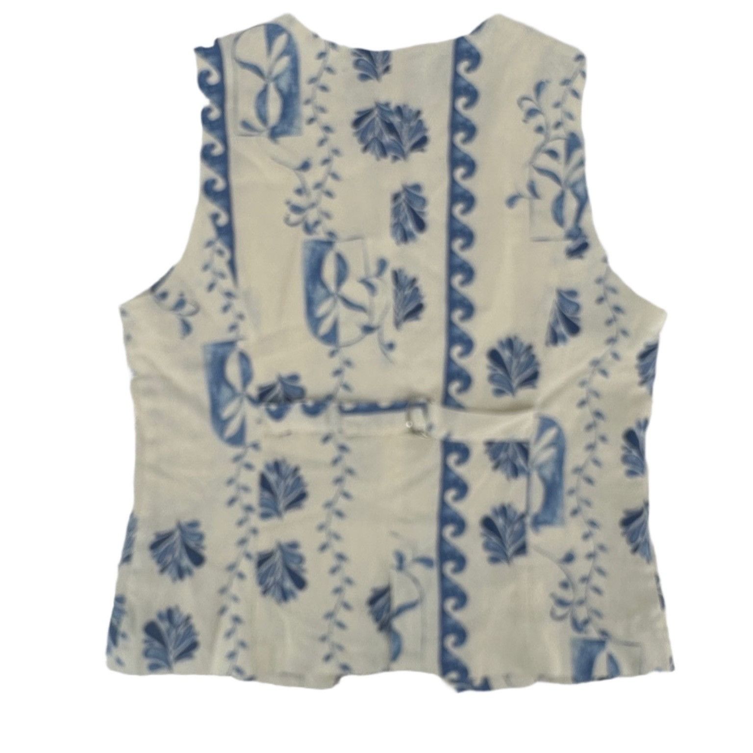 Rachel Zoe Rachel Zoe Linen Top - Mediterranean Print - NWT - L Size L / US 10 / IT 46 - 4 Thumbnail