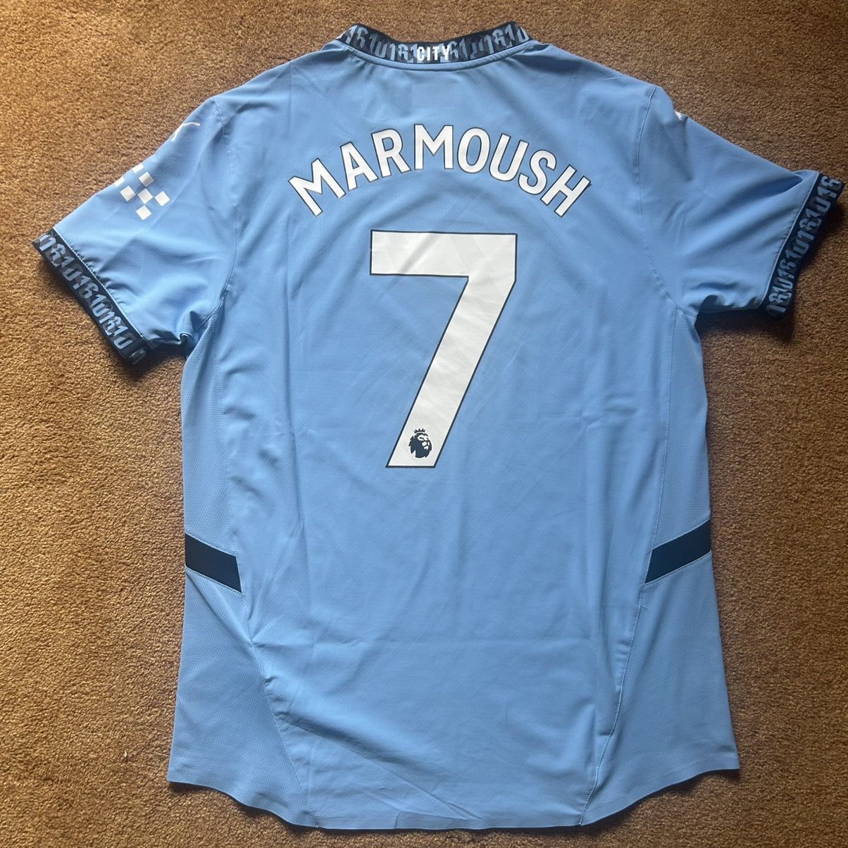 Puma Manchester ctity 2024/25 home jersey #7 marmoush Size US XXL / EU 58 / 5 - 1 Thumbnail