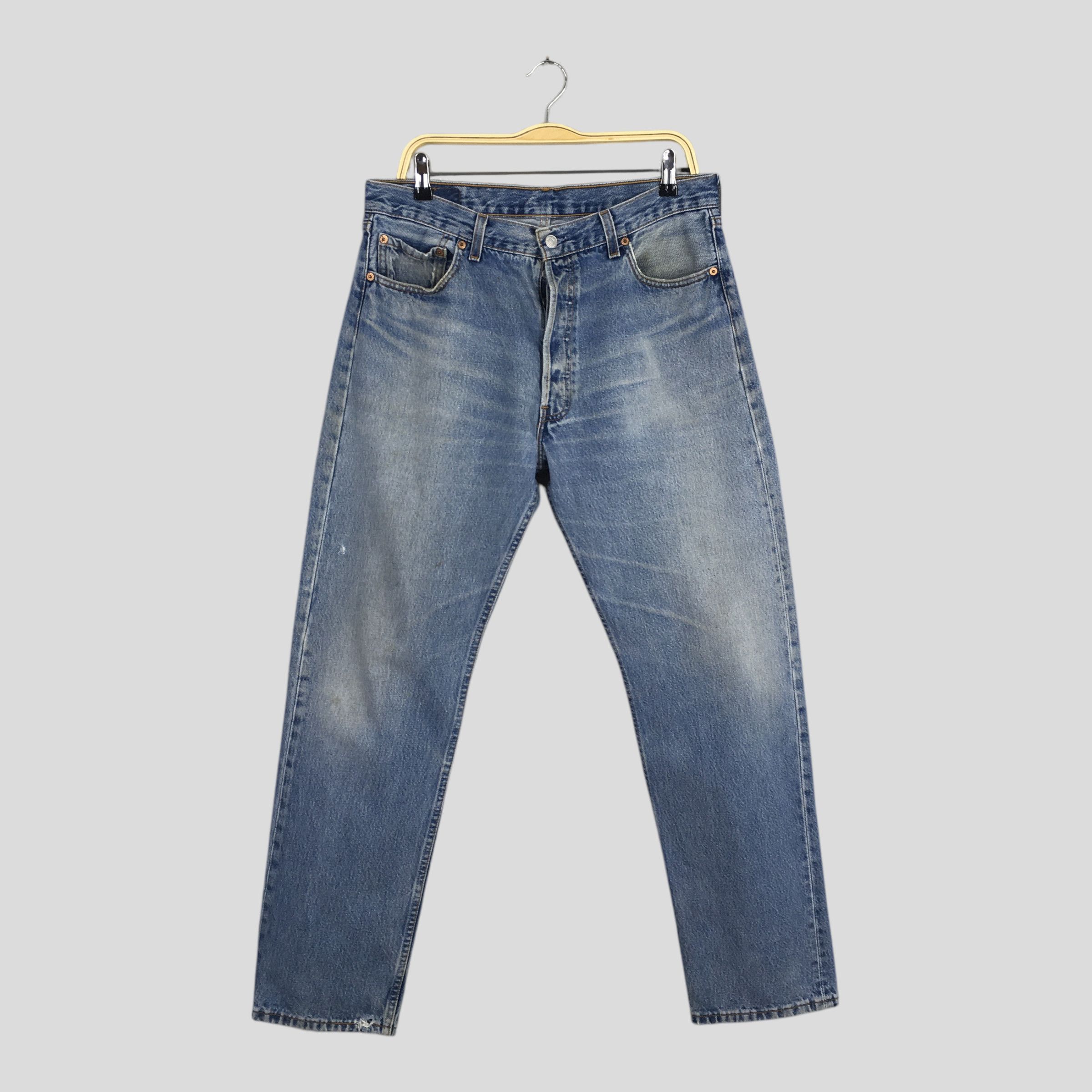 Kith × Levi's Kith X Levi's Strawberry Fields 501 Denim Size 34X32