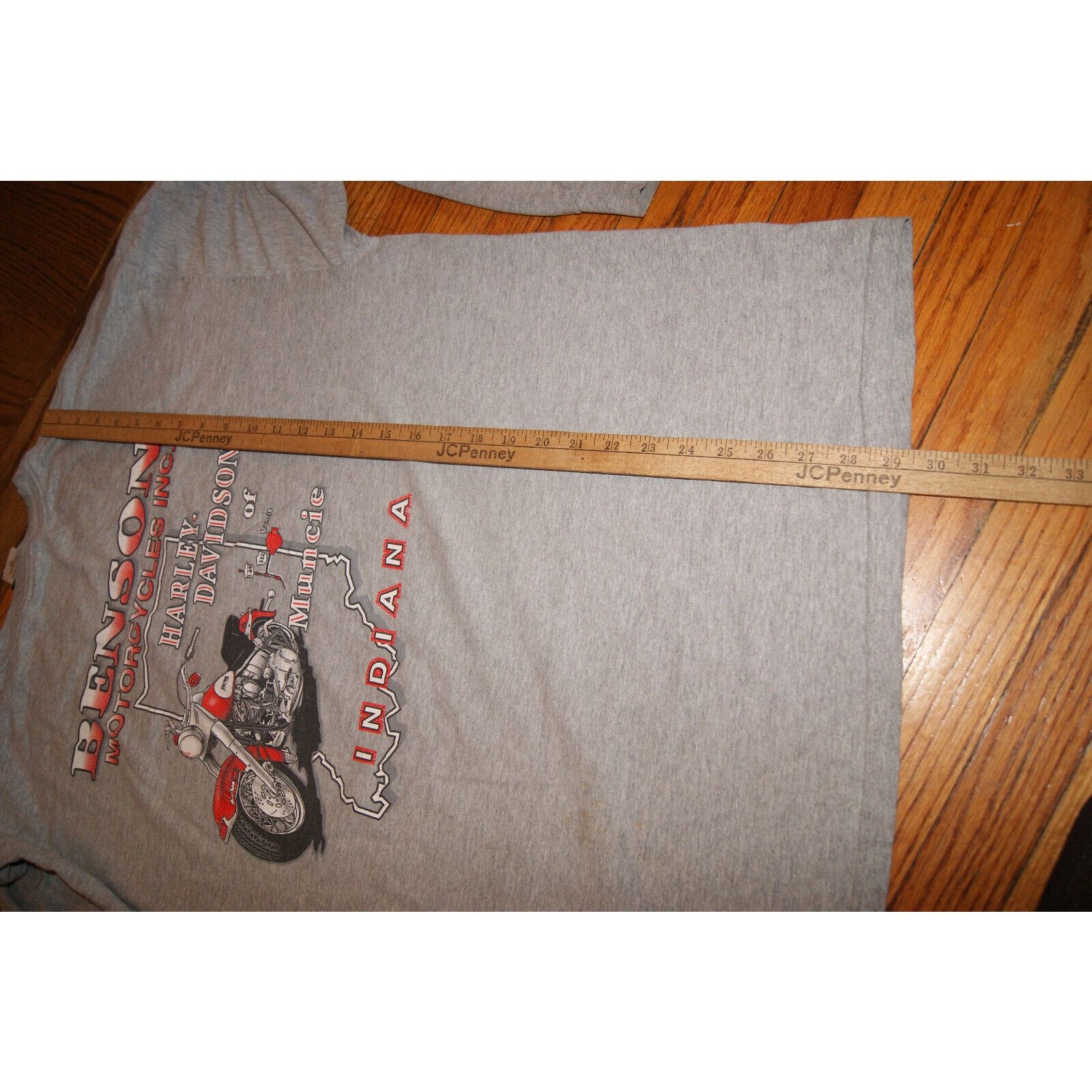 Harley Davidson VTG Harley Davidson Flames 2XL TShirt USA Distressed Size US XXL / EU 58 / 5 - 12 Thumbnail