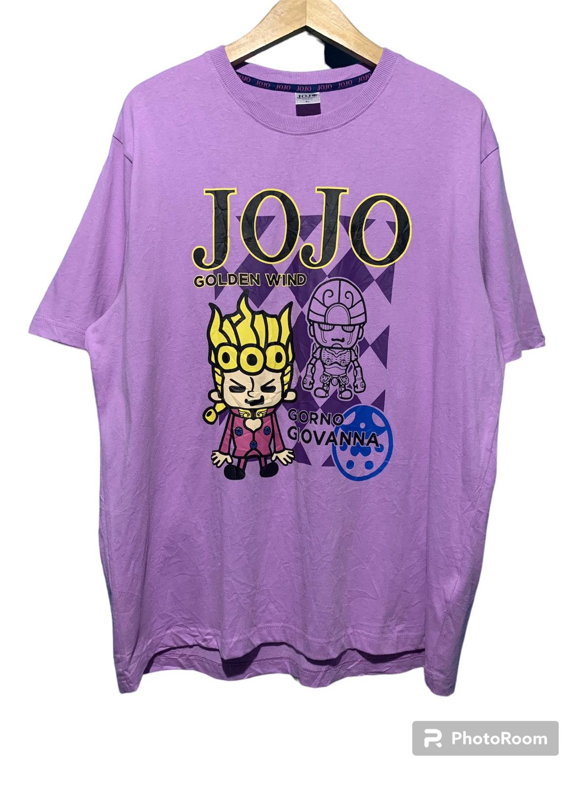 Anime Jojo bizarre adventure Giorno Giovanna mini char t shirt Size US XXL / EU 58 / 5 - 1 Thumbnail