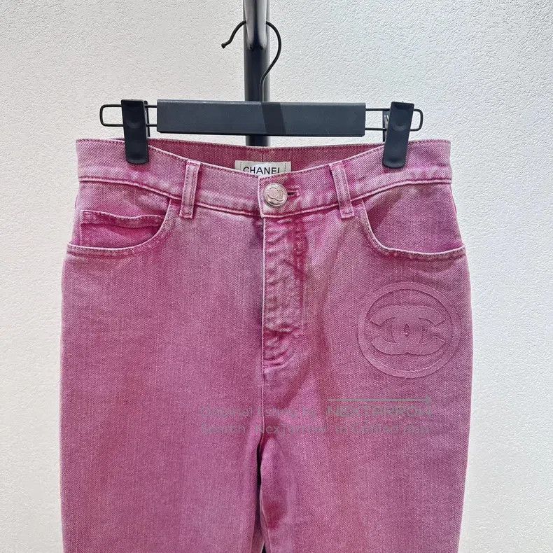 Chanel Chanel Pink old jeans Size 25" / US 0 / IT 36 - 3 Thumbnail