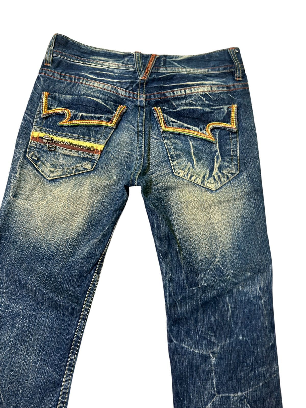 Hysteric Glamour × Japanese Brand × Seditionaries Flared PURE PARADISE Seditionaries Mud Wash Claw Mark Design Size US 30 / EU 46 - 13 Thumbnail