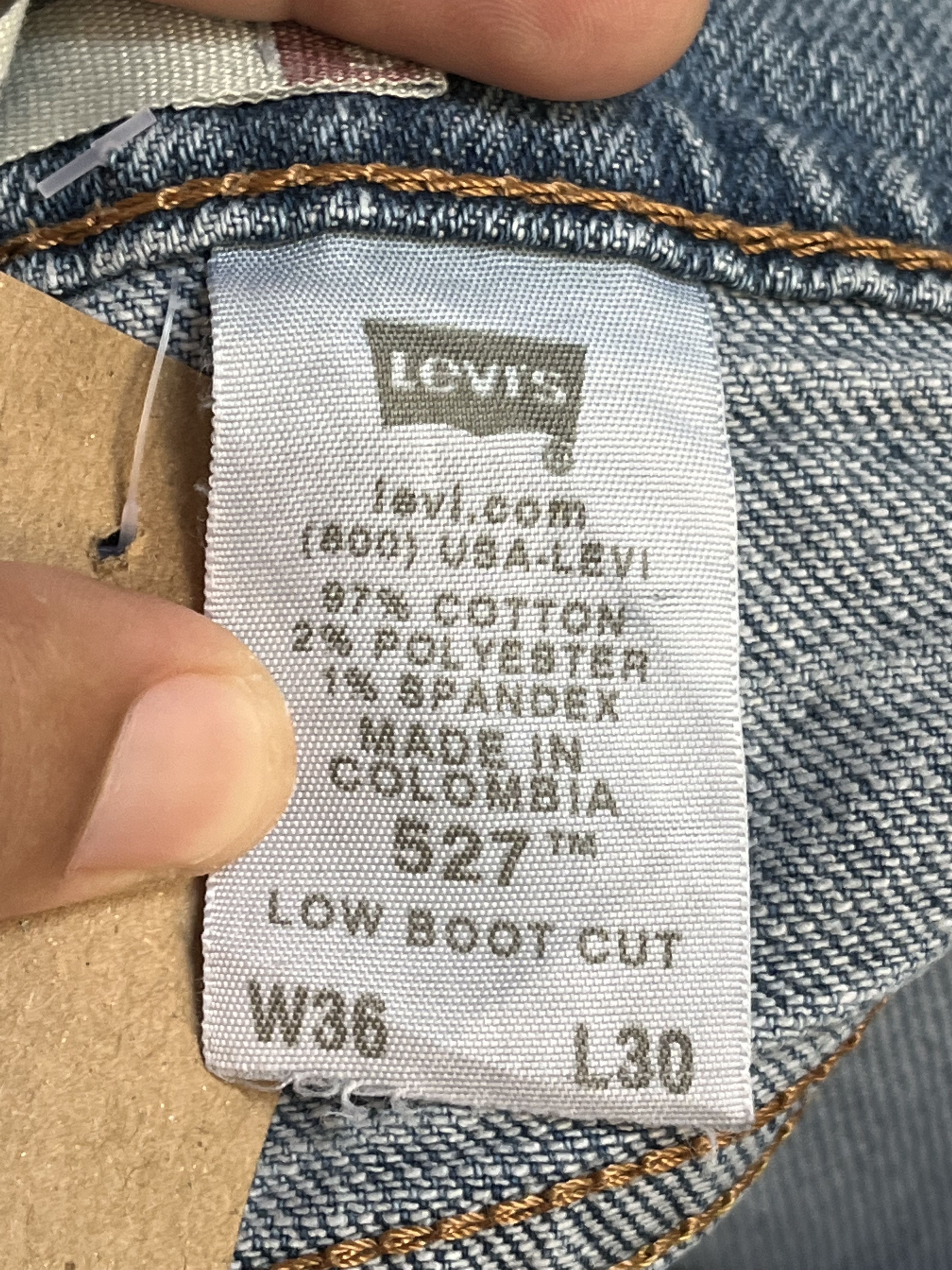 Levi's Vintage Levis 527 Low Boot Cut Distressed Jeans - L202 Size US 36 / EU 52 - 12 Thumbnail