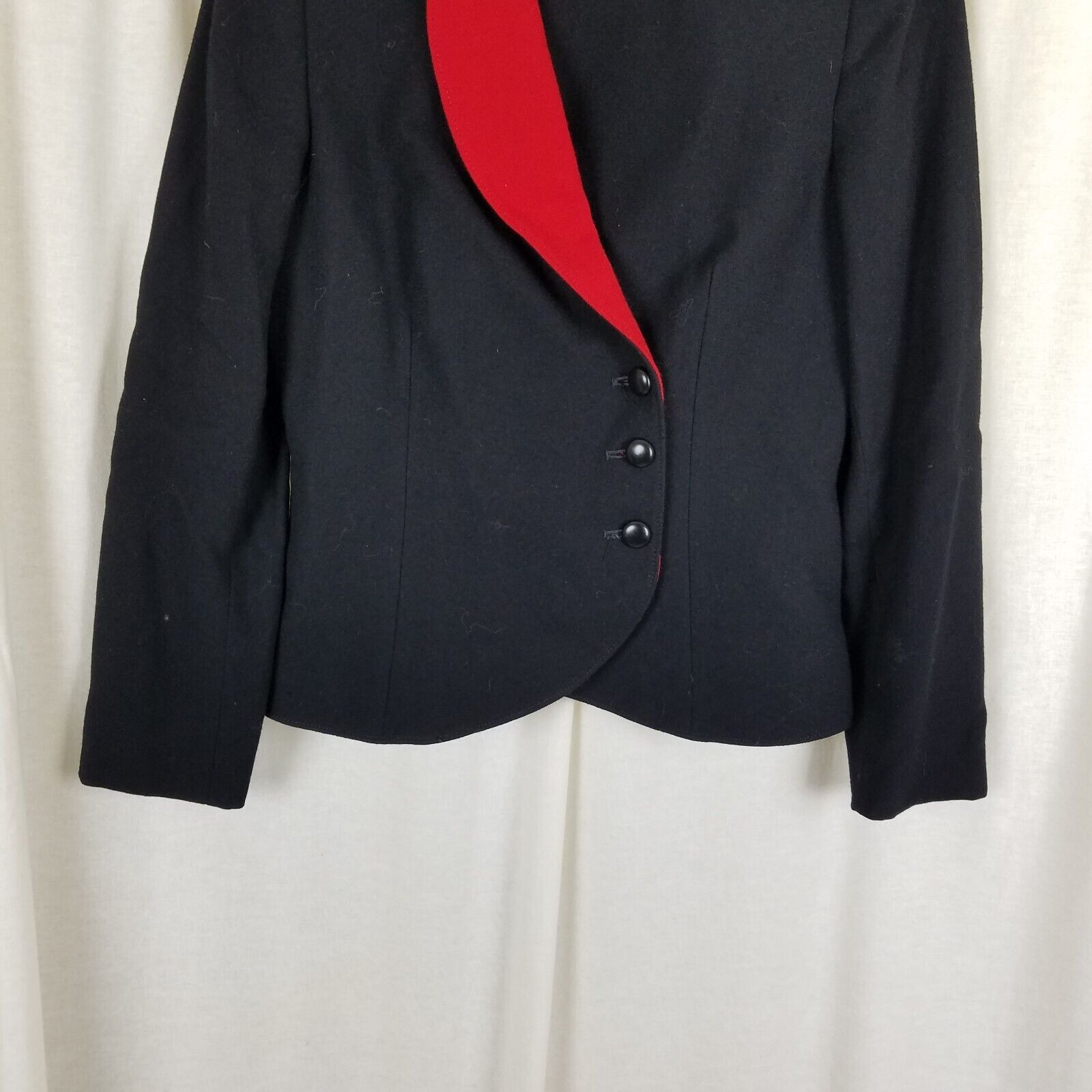 Vintage Vtg Bert Newman Suitime Avant Garde Tuxedo Blazer Jacket S Size S / US 4 / IT 40 - 3 Thumbnail