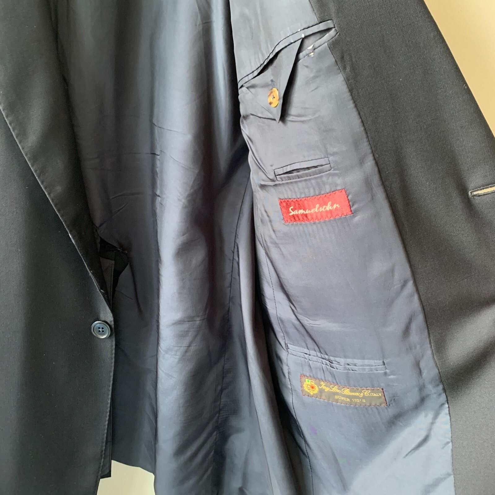 Samuelsohn SAMUELSOHN - 44L TALL- Loro Piana Wool ‘Super 110's’ Sport C Size 44L - 6 Thumbnail