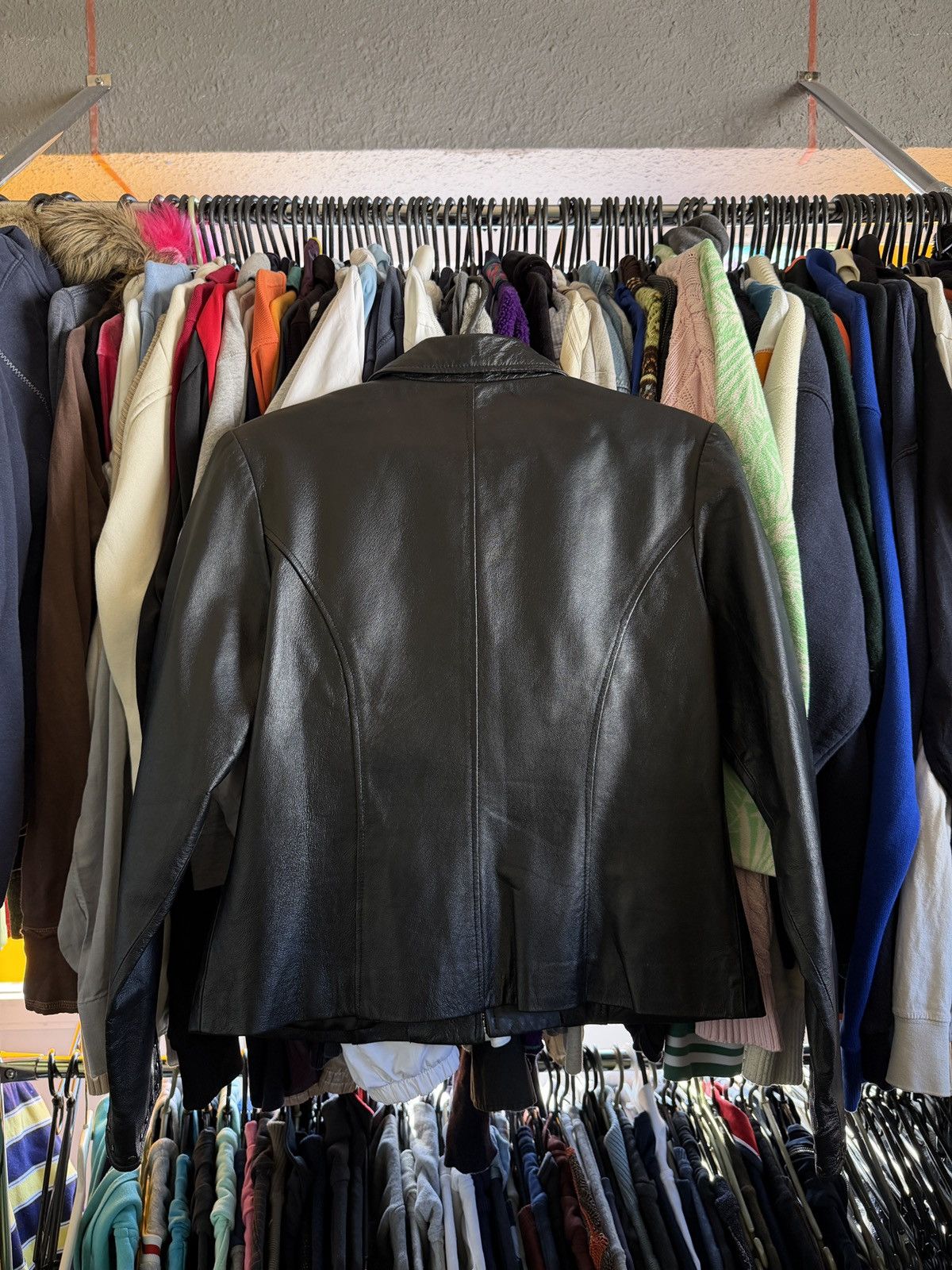 Japanese Brand Vintage Avan-Garden leather jacket Rick Owens style Size XL / US 12-14 / IT 48-50 - 5 Thumbnail