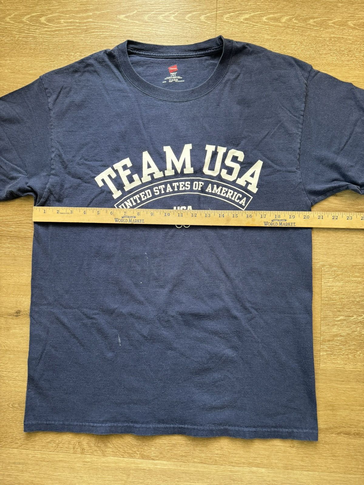 USA Olympics Olympic Tee - TEAM USA Official Arch Logo Dark Blue (Large) Size US L / EU 52-54 / 3 - 12 Thumbnail