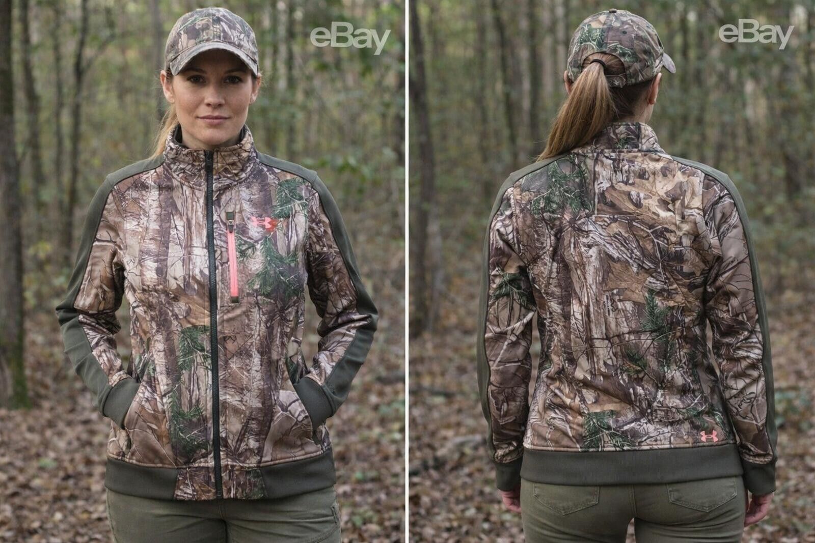Under Armour women's Under Armour Ayton fleece jacket Realtree camouflage Size ONE SIZE - 5 Thumbnail