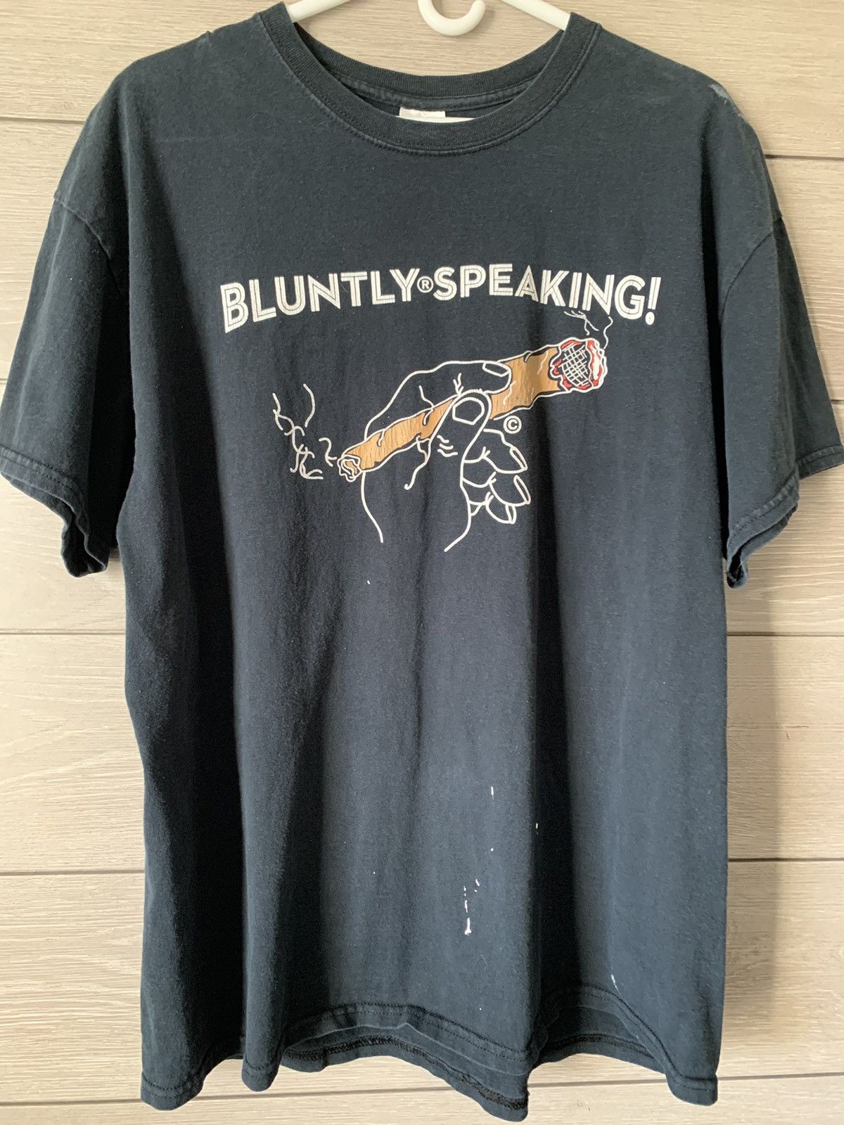 Vintage Vintage Funny ‘Bluntly Speaking’ Tee Size US XL / EU 56 / 4 - 1 Thumbnail