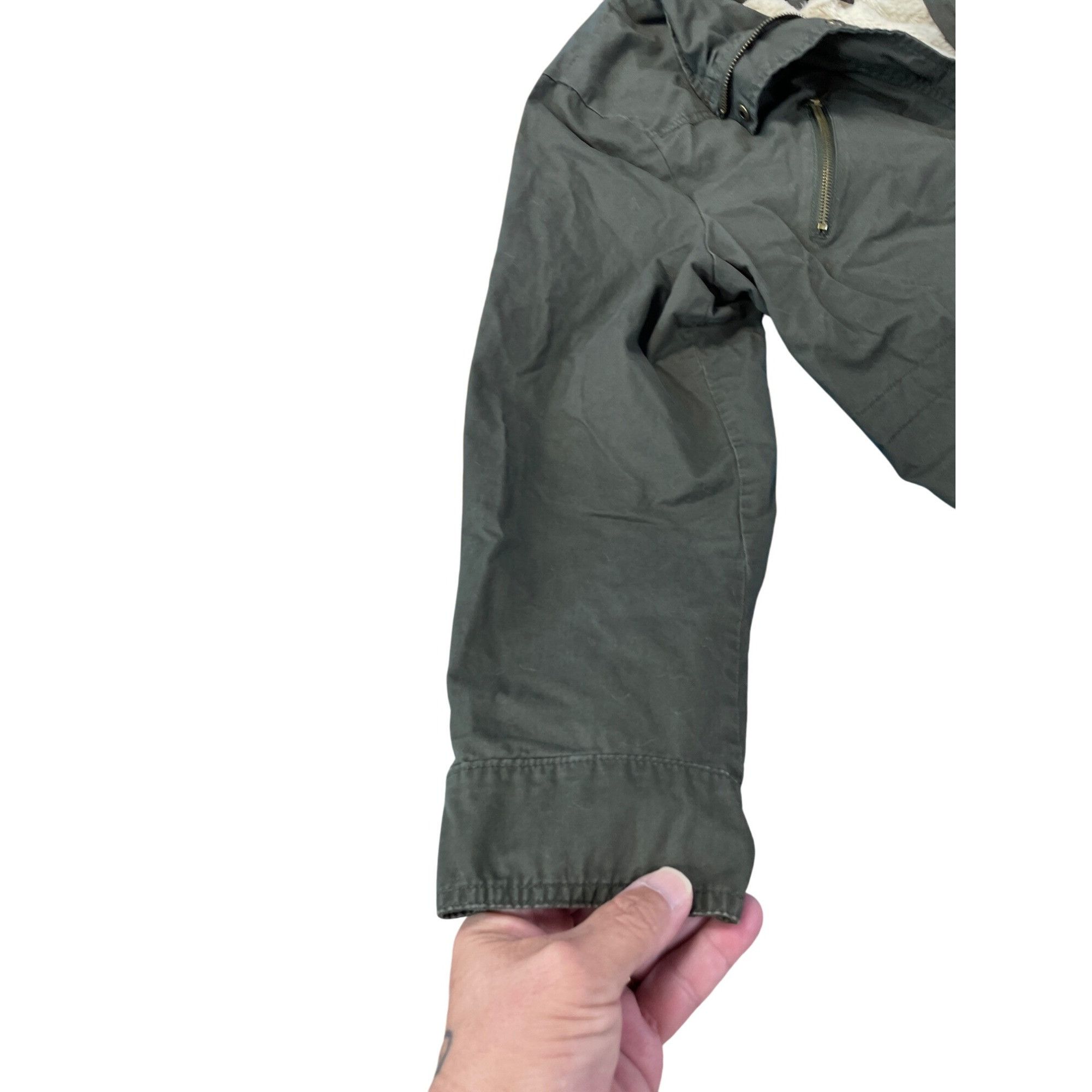 Other Yoki Mens Olive Green Sherpa-Lined Parka winter coat jacket Size US XXL / EU 58 / 5 - 6 Thumbnail