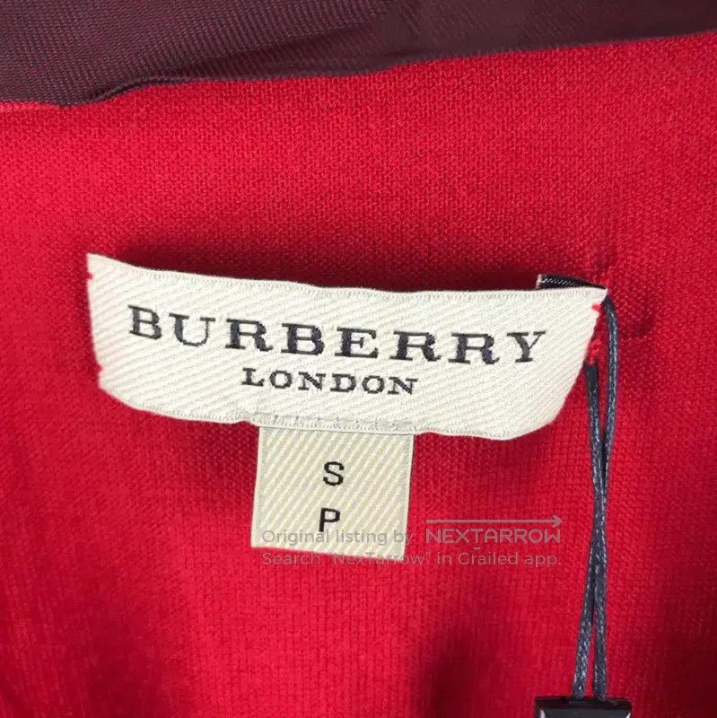 Burberry Burberry Red Wool Women’s Knitted Sweater. Size S / US 4 / IT 40 - 3 Thumbnail