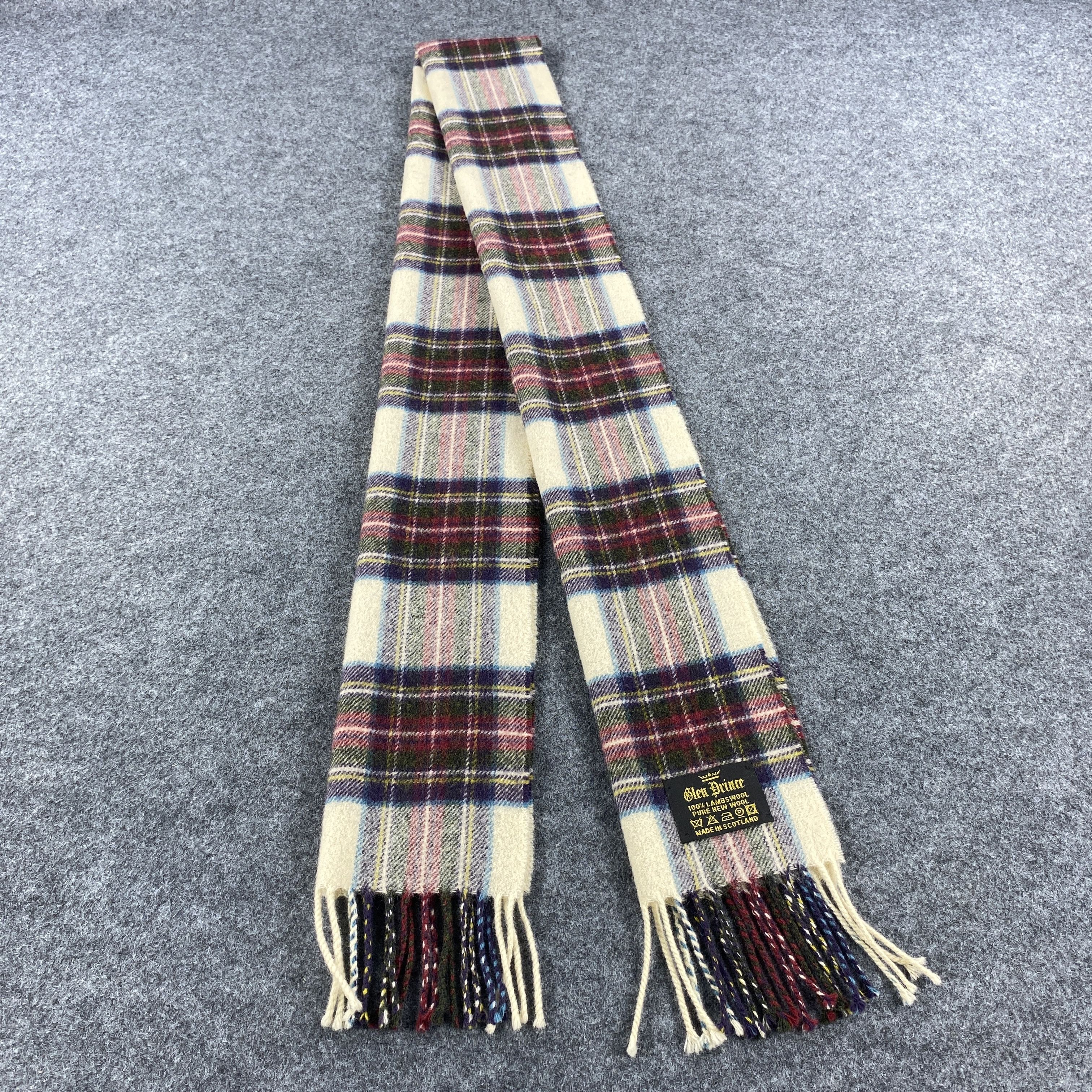 Vintage GF10617 Glen Prince Scarf Neck Wear Muffler Nova Check Size ONE SIZE - 1 Thumbnail
